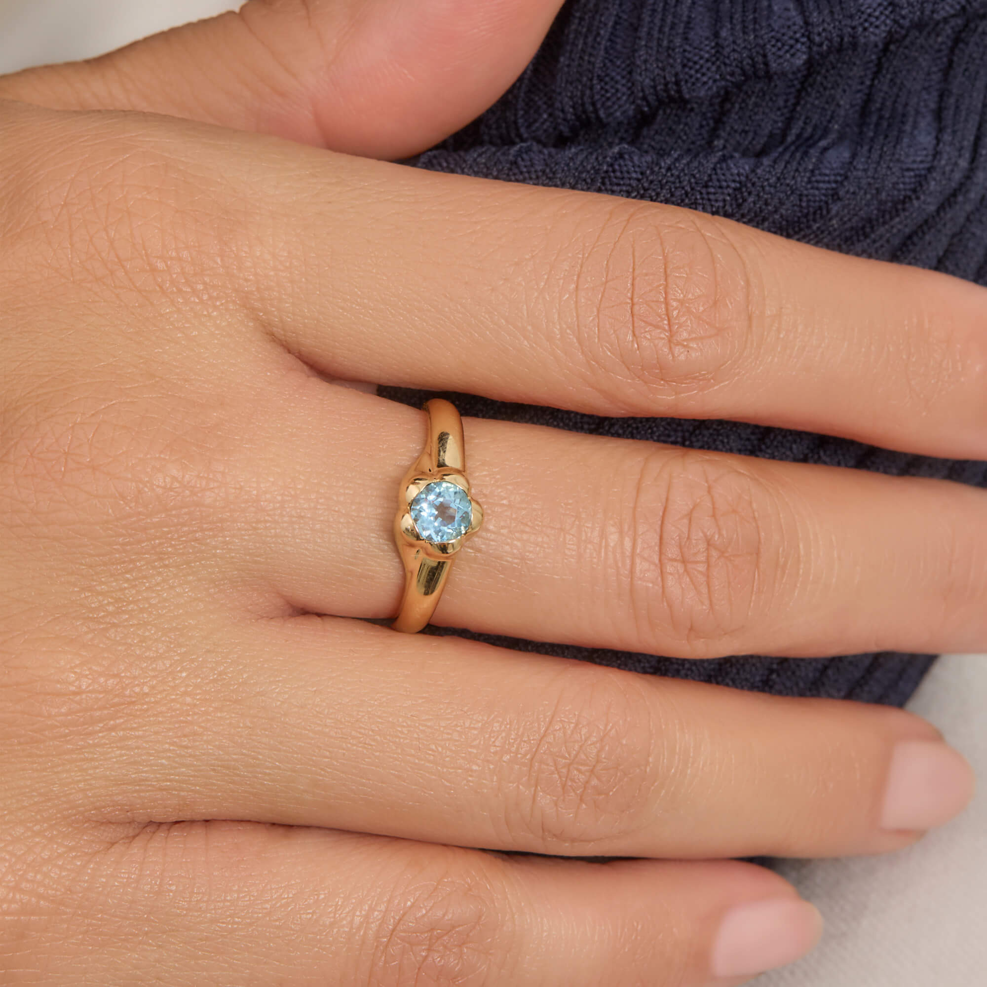 Morrison Blue Topaz Ring - 2