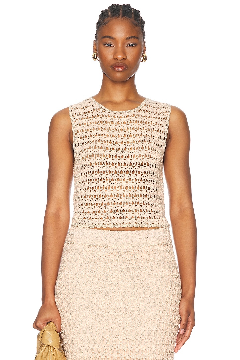 Tallow Crochet Tank Top - 1