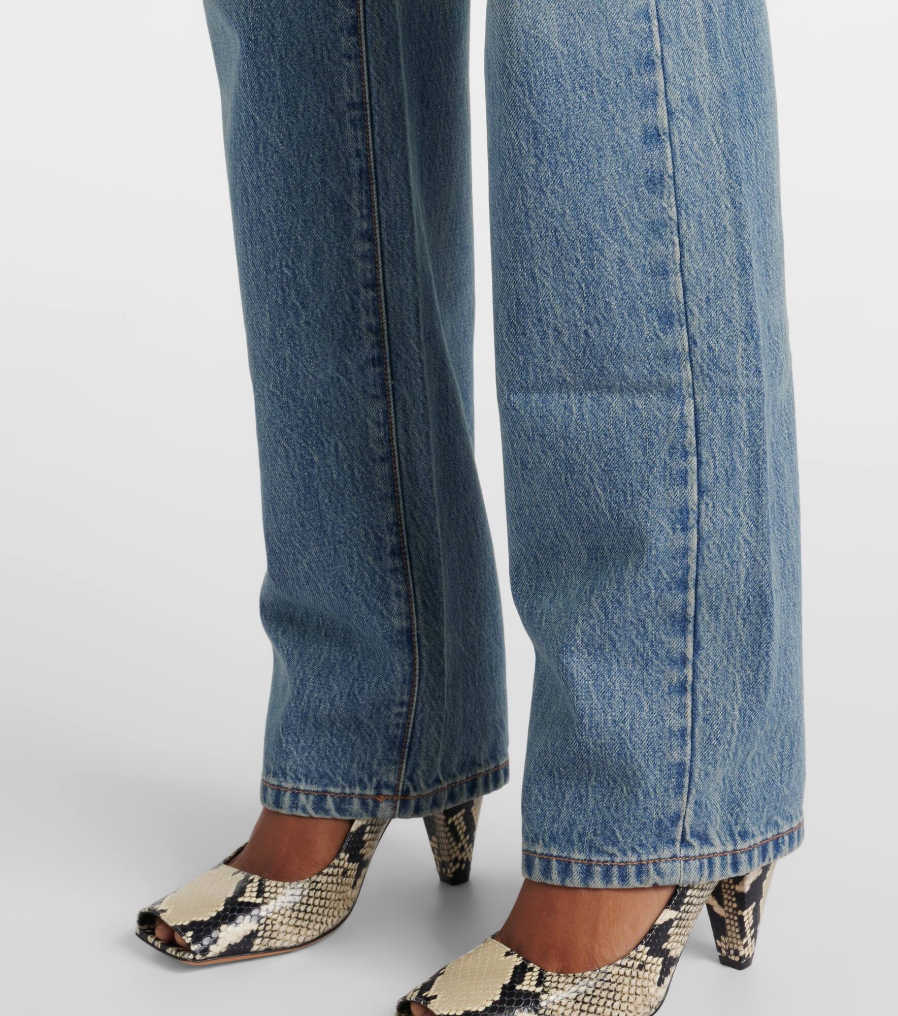 Tasso high-rise straight jeans - 5