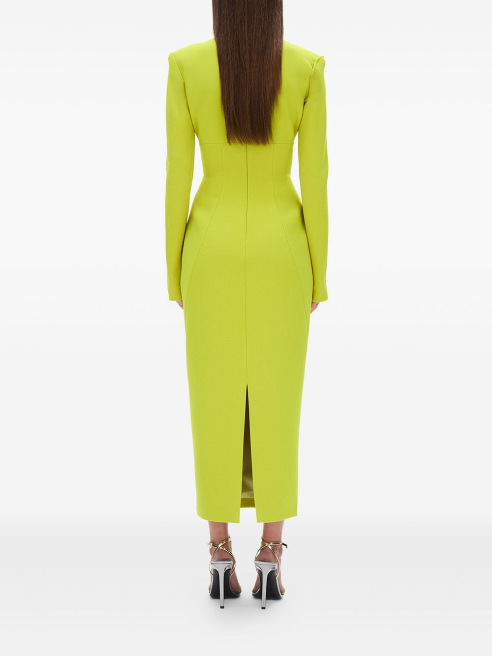 Dover long-sleeves maxi dress - 4