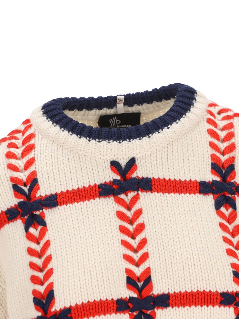 jacquard crew neck sweater 4