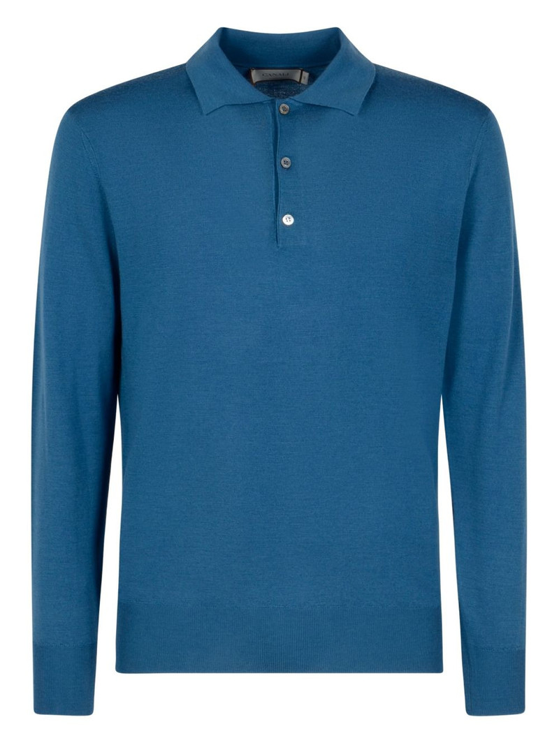 buttoned polo shirt 1