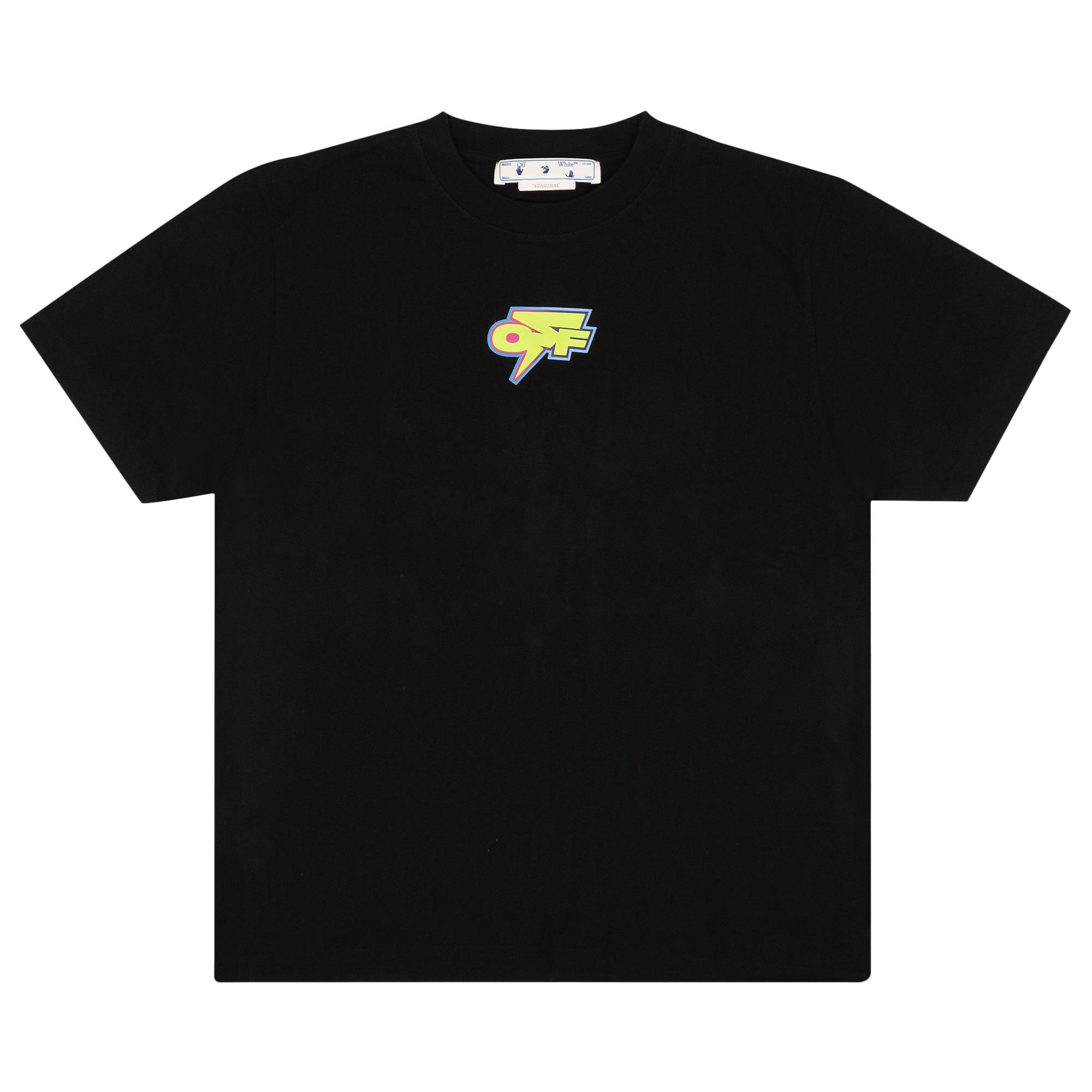 Off-White Degrade Thunder T-Shirt 'Black' - 1
