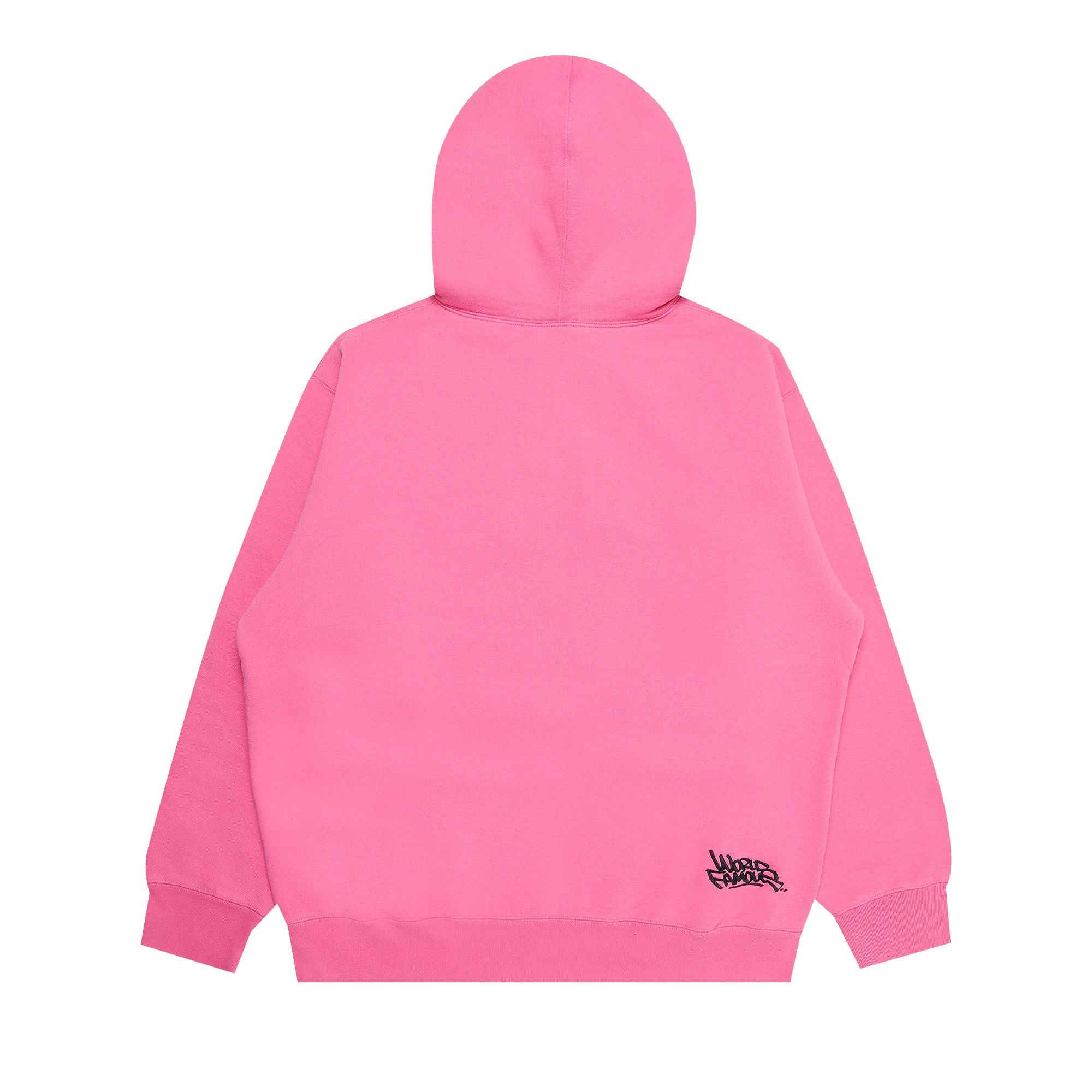 Supreme Handstyle Hooded Sweatshirt 'Magenta' - 2