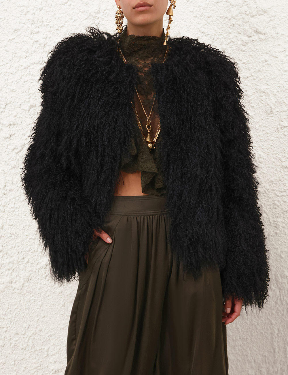 HYPNOTIC SHEARLING JACKET - 2