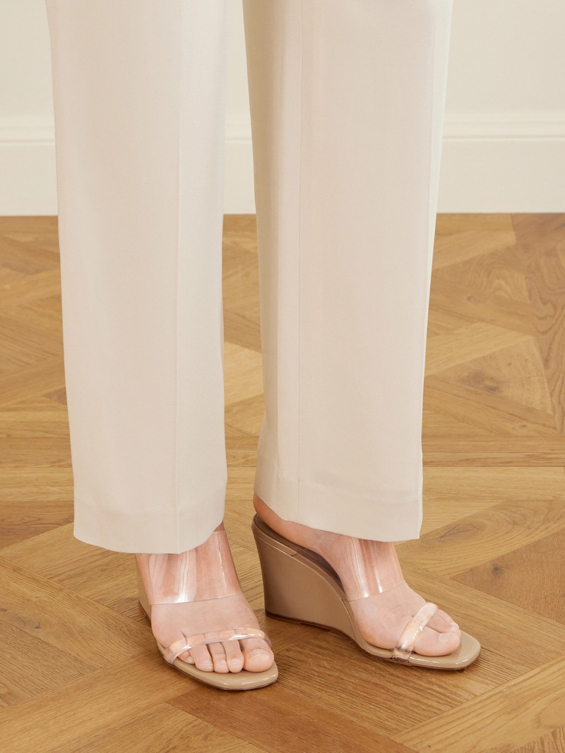MARYAM NASSIR ZADEH Olympia Pvc Wedge Sandals outlook