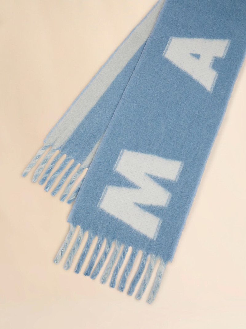 BLUE STRIPED ALPACA SCARF 4