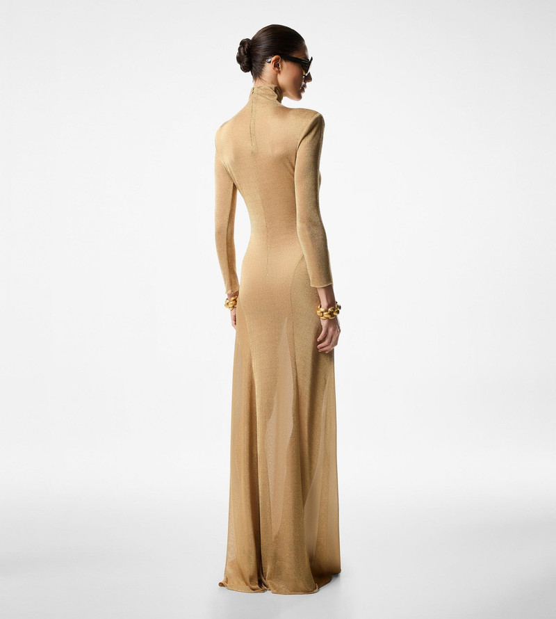 green emerald velvet dress I.H.F Turtleneck Collar Pleated Waist Velvet Gown