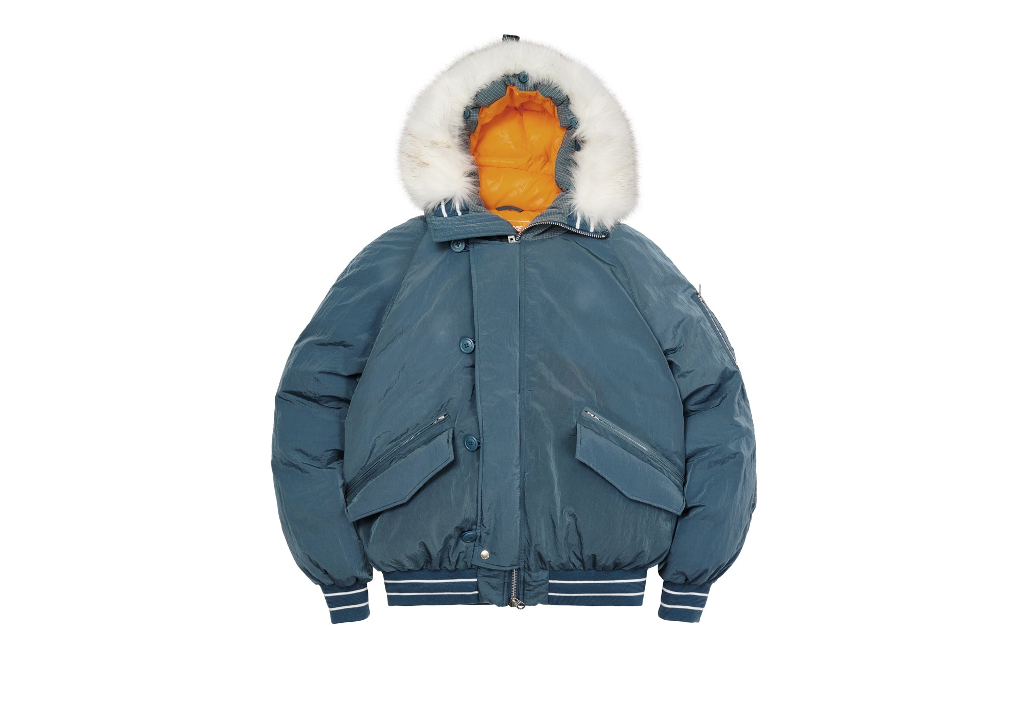 P-2B SHORT PARKA BLUE - 3