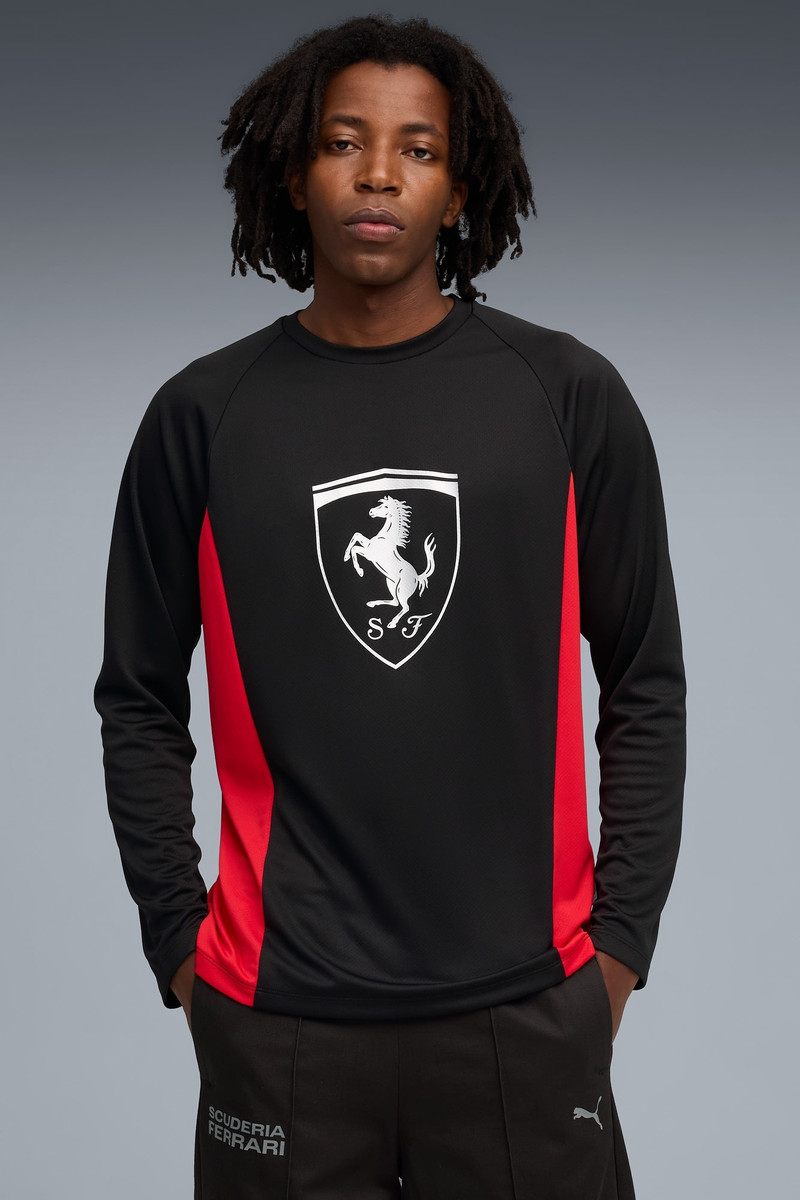 PUMA Scuderi Ferrari HP Lifestyle Long Sleeve Tee Men outlook