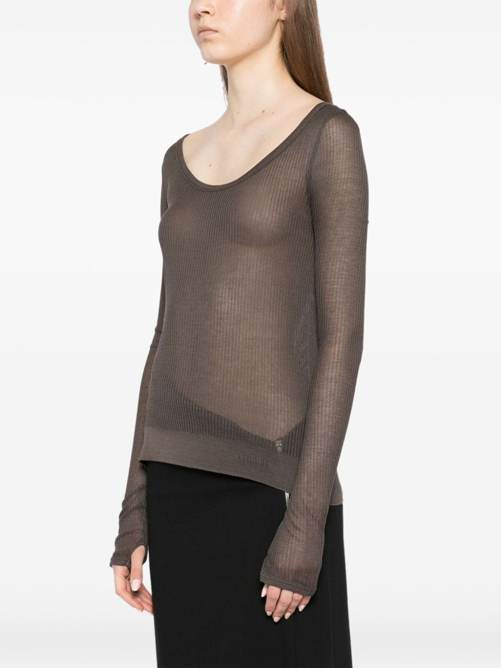 seamless knit top - 3