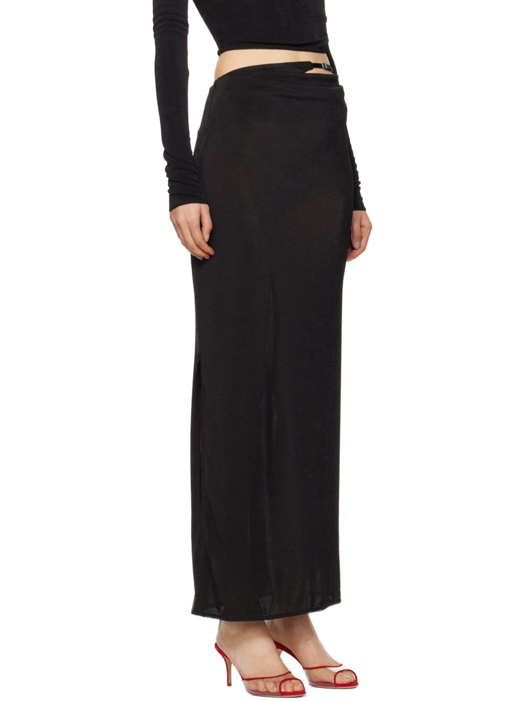 Black Kerry Maxi Skirt - 2