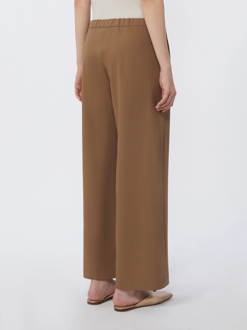 ARGENTA Wool gabardine trousers - CAMEL 4