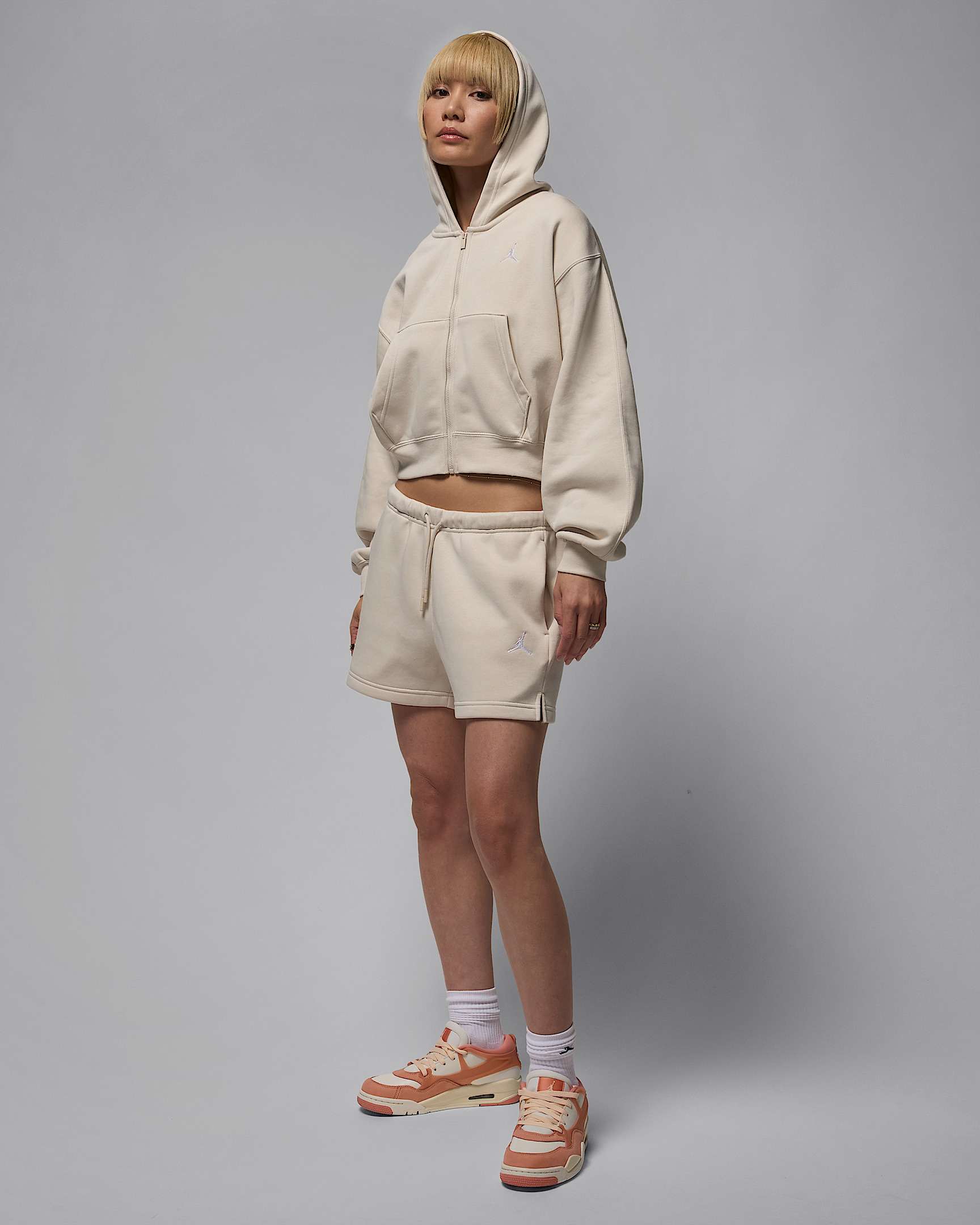 Jordan Brooklyn Fleece Women's Cropped Full-Zip Hoodie - 7