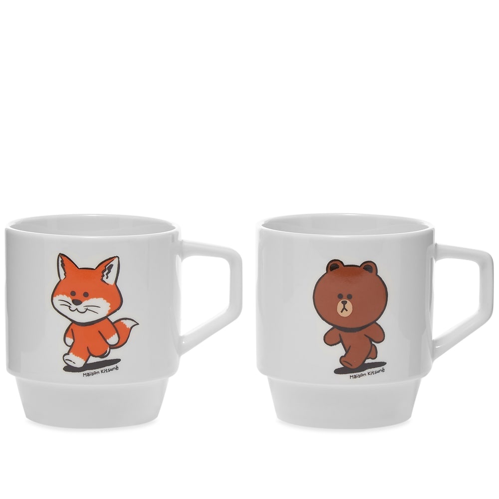 Maison Kitsuné x Line Friends MK Mug Set - 1