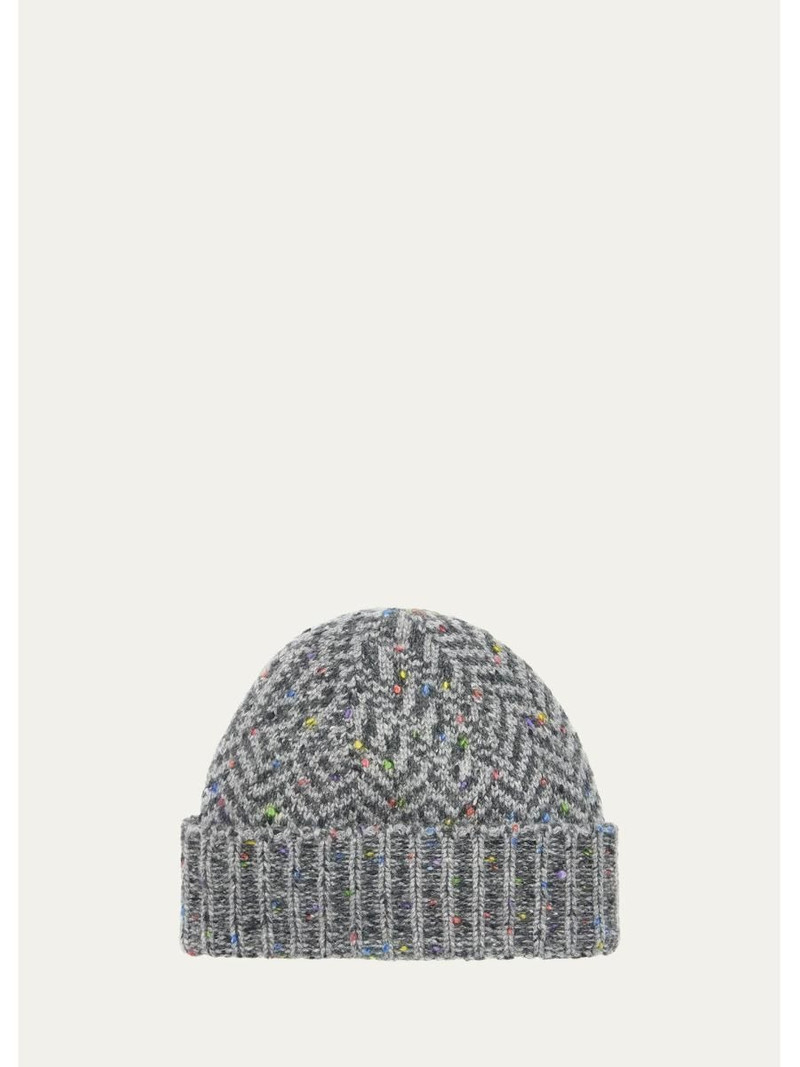 Porta Zigzag Cashmere Beanie 1