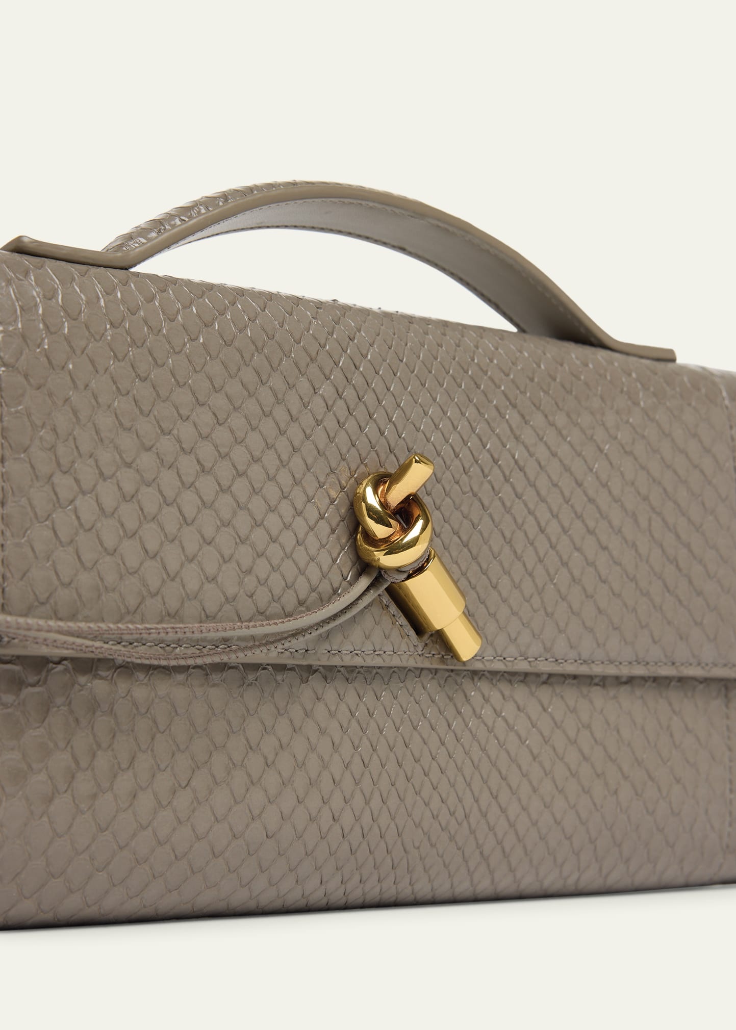 Andiamo Python Long Clutch Bag - 5