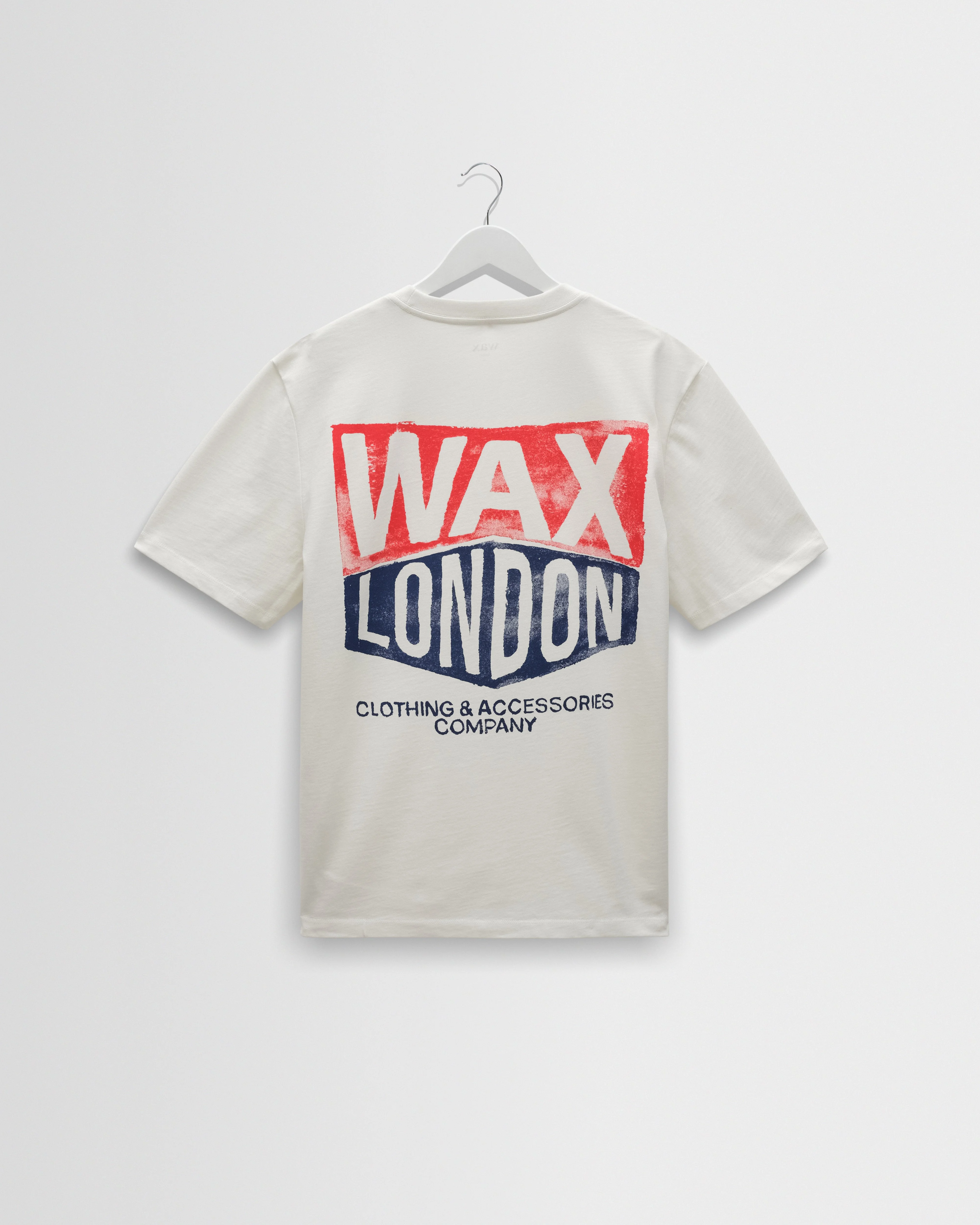 Dean - Off White Painted Badge T-Shirt - 1