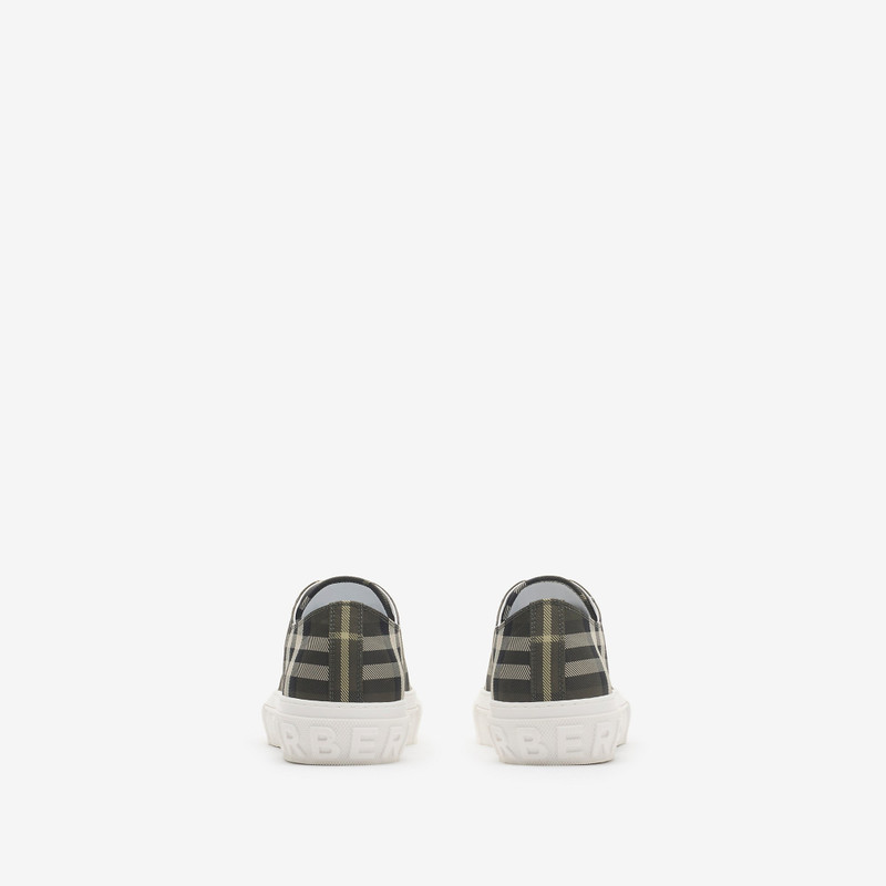 Check Nylon Blend Sneakers 3