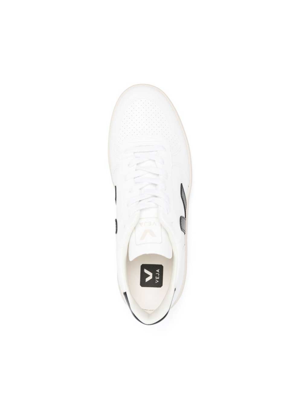 V-10 White And Black Sneakers - 4