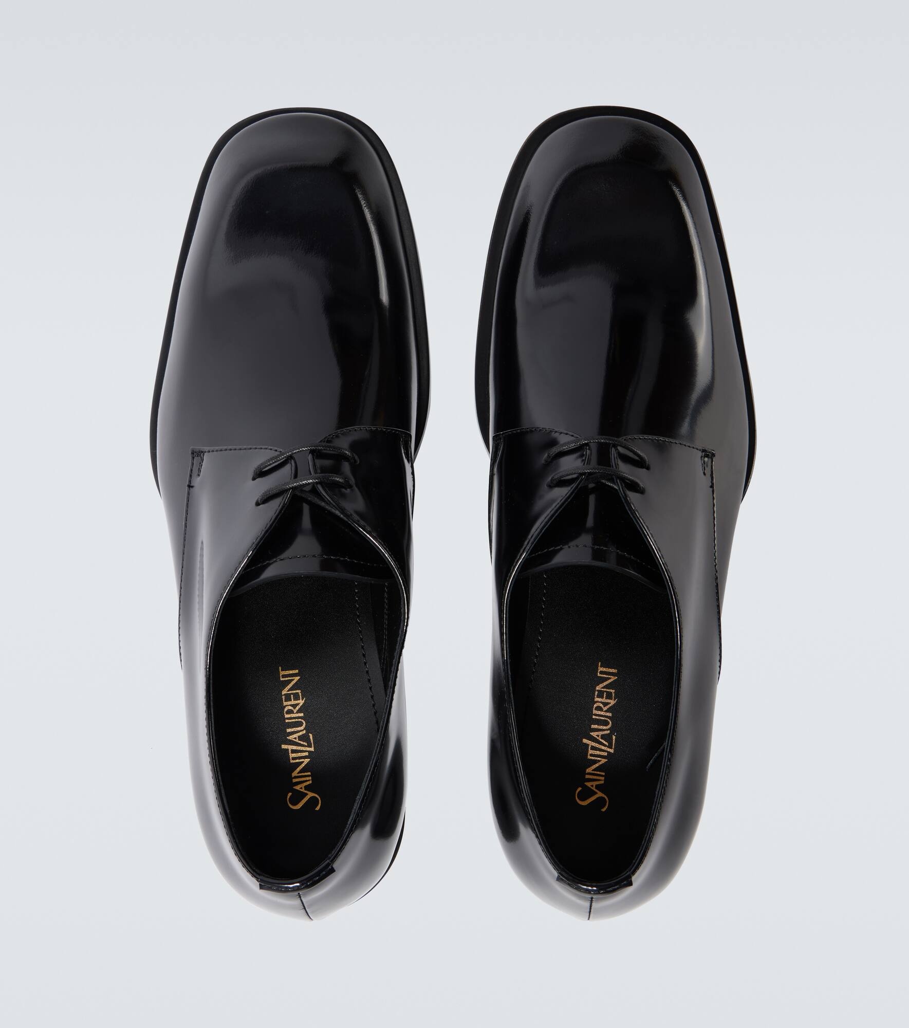 Vadim polished leather Derby shoes - 4