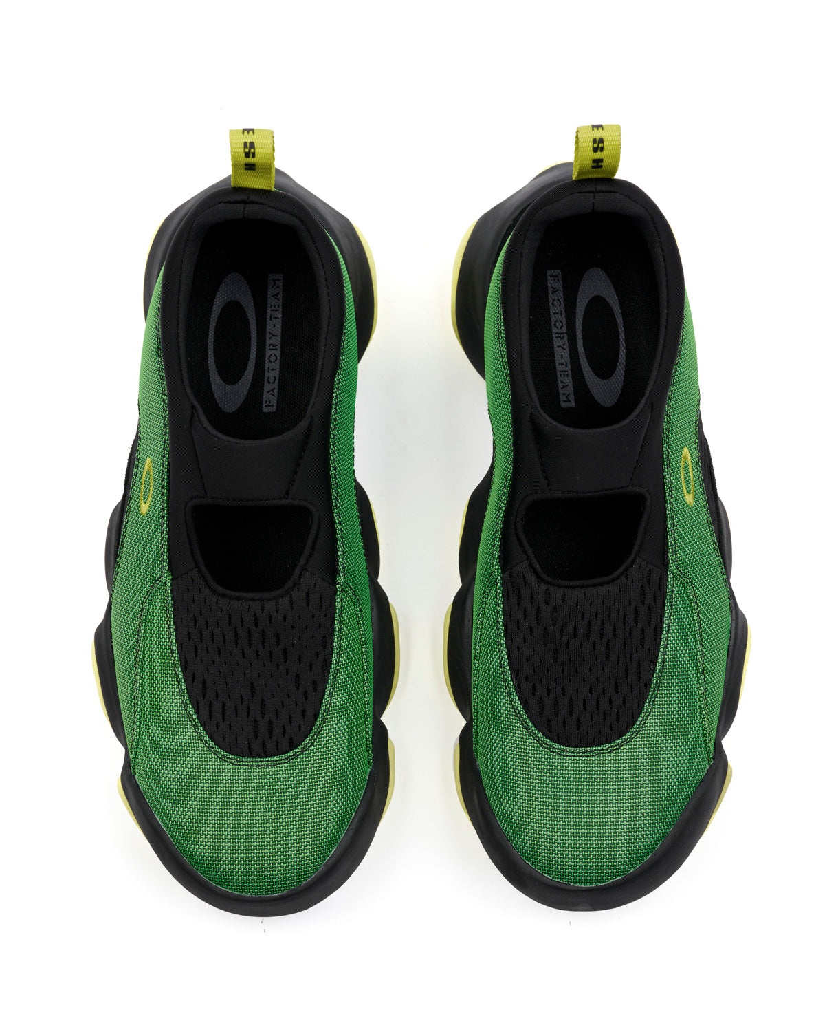 Oakley Factory Team Flesh Sandal - Green/Lemon - 4