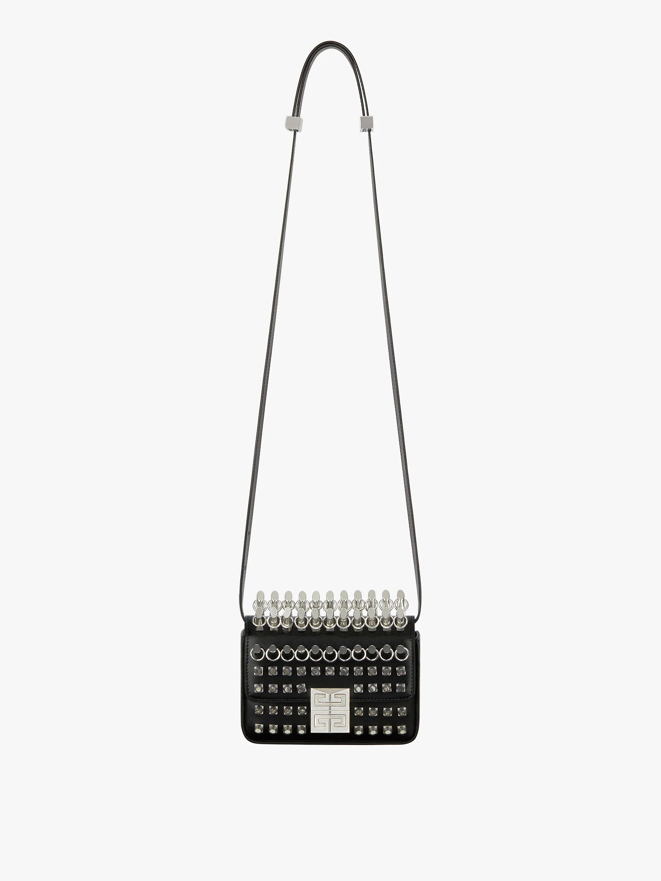 SMALL 4G BAG IN LEATHER WITH STUDS 1