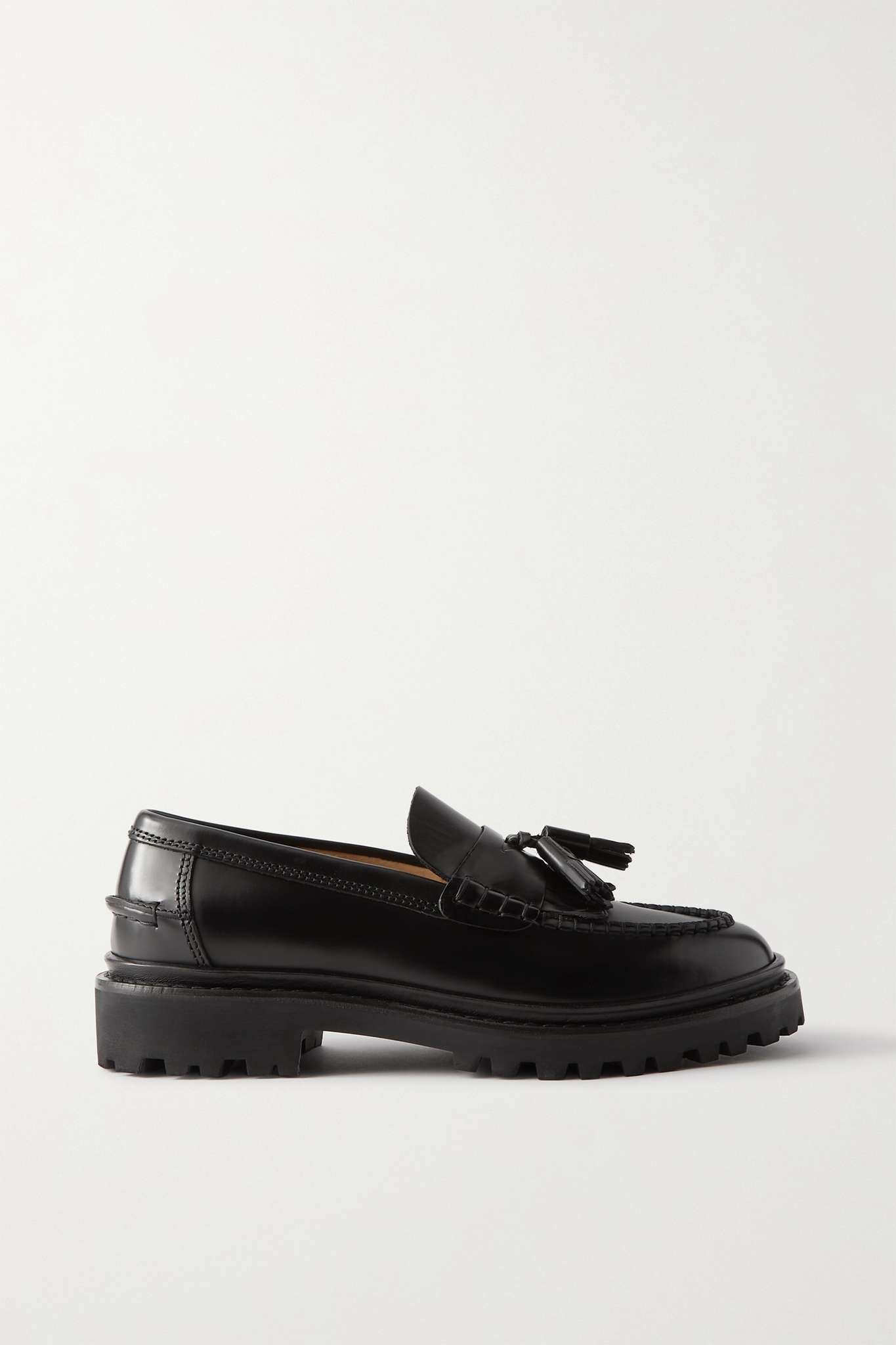 Frezza tasseled glossed-leather loafers - 1