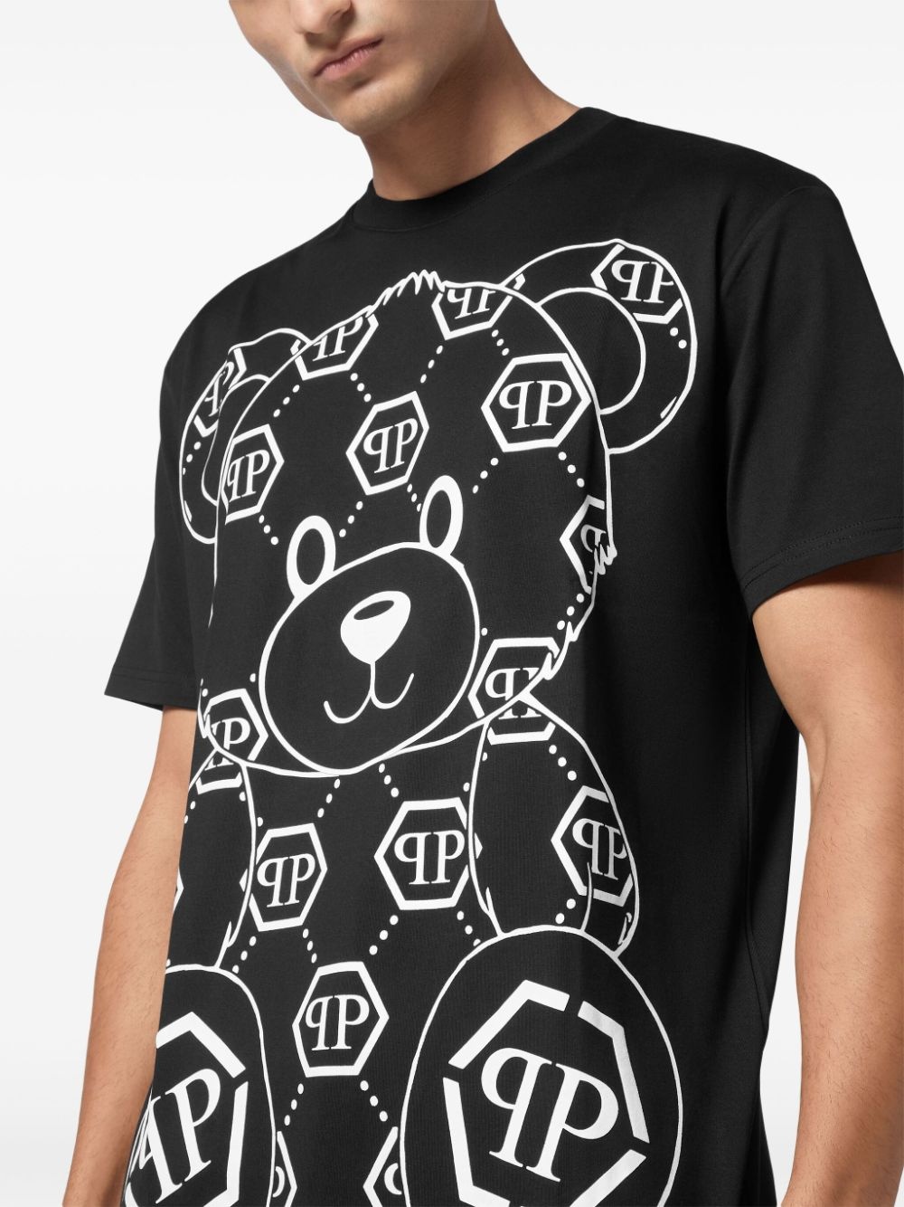 Teddy Bear-print cotton t-shirt - 5