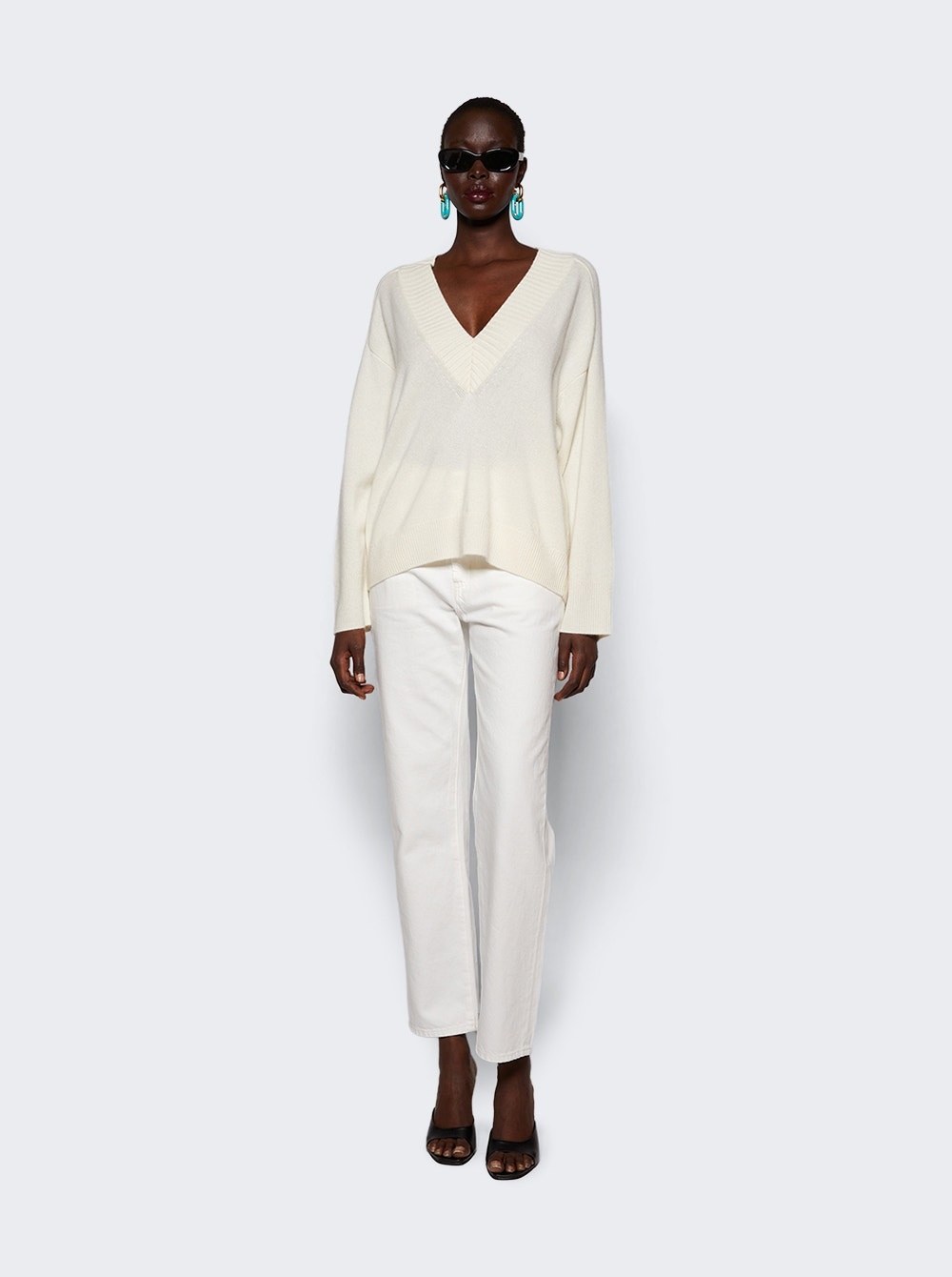 Sage Cashmere Sweater Ivory - 2