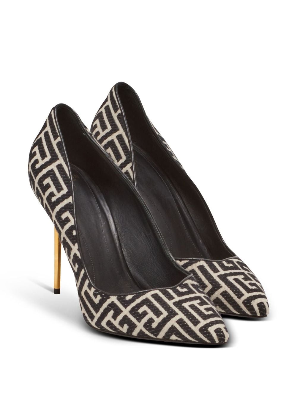 Ruby 95mm monogram pumps - 2