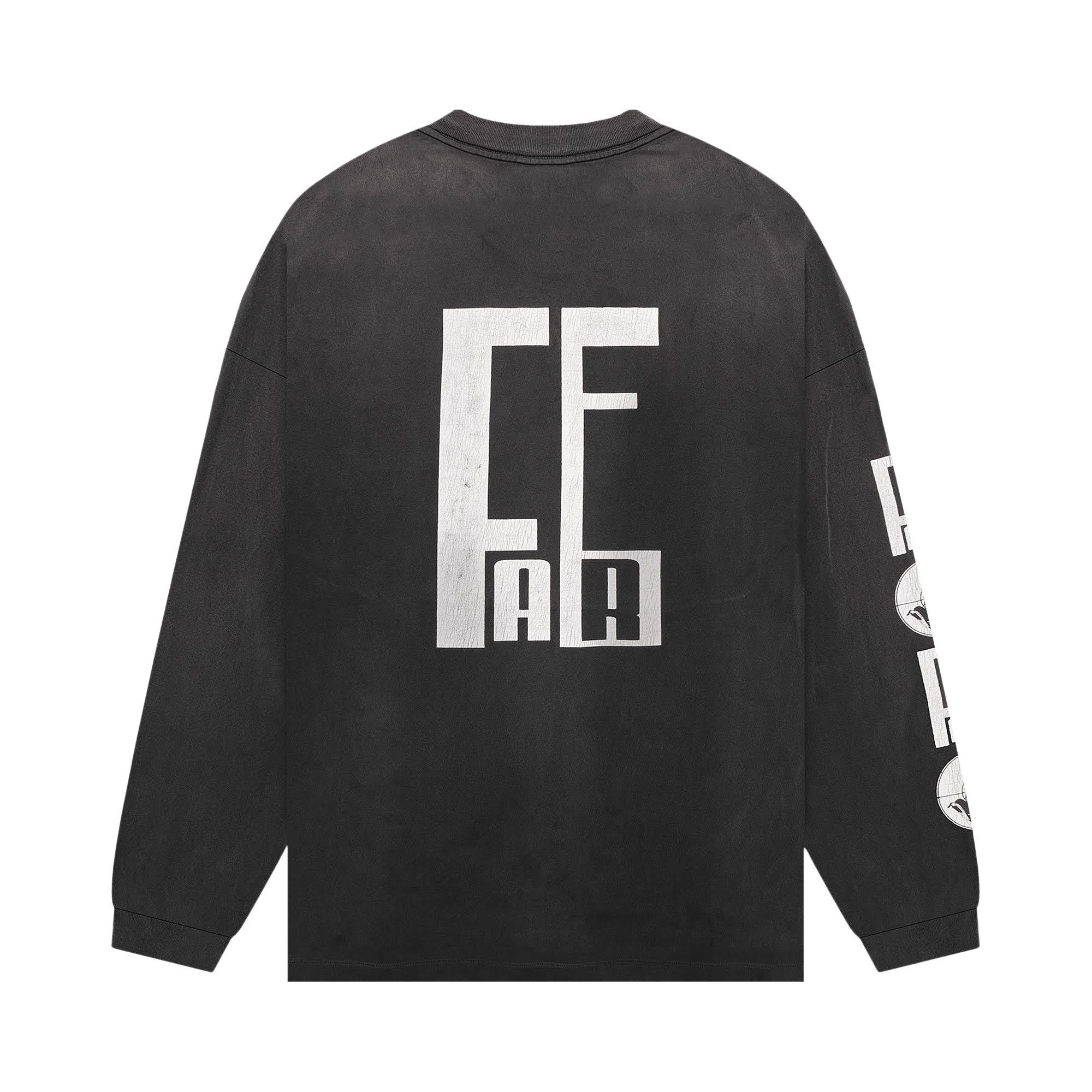 SAINT Mxxxxxx x Fear Of God Long-Sleeve T-Shirt 'Black' - 2