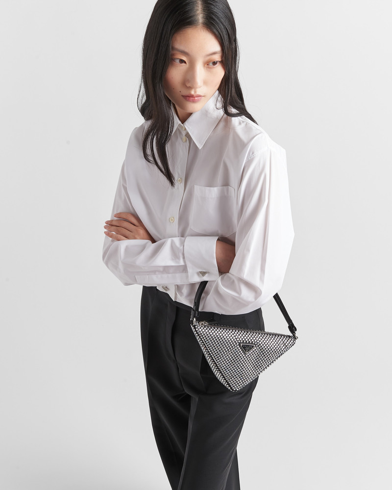Poplin cropped shirt 3