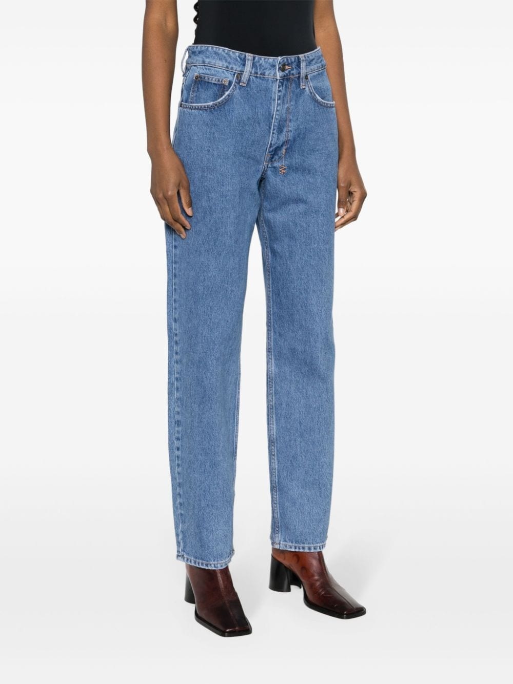 Brooklyn Heritage mid-rise straight-leg jeans - 3