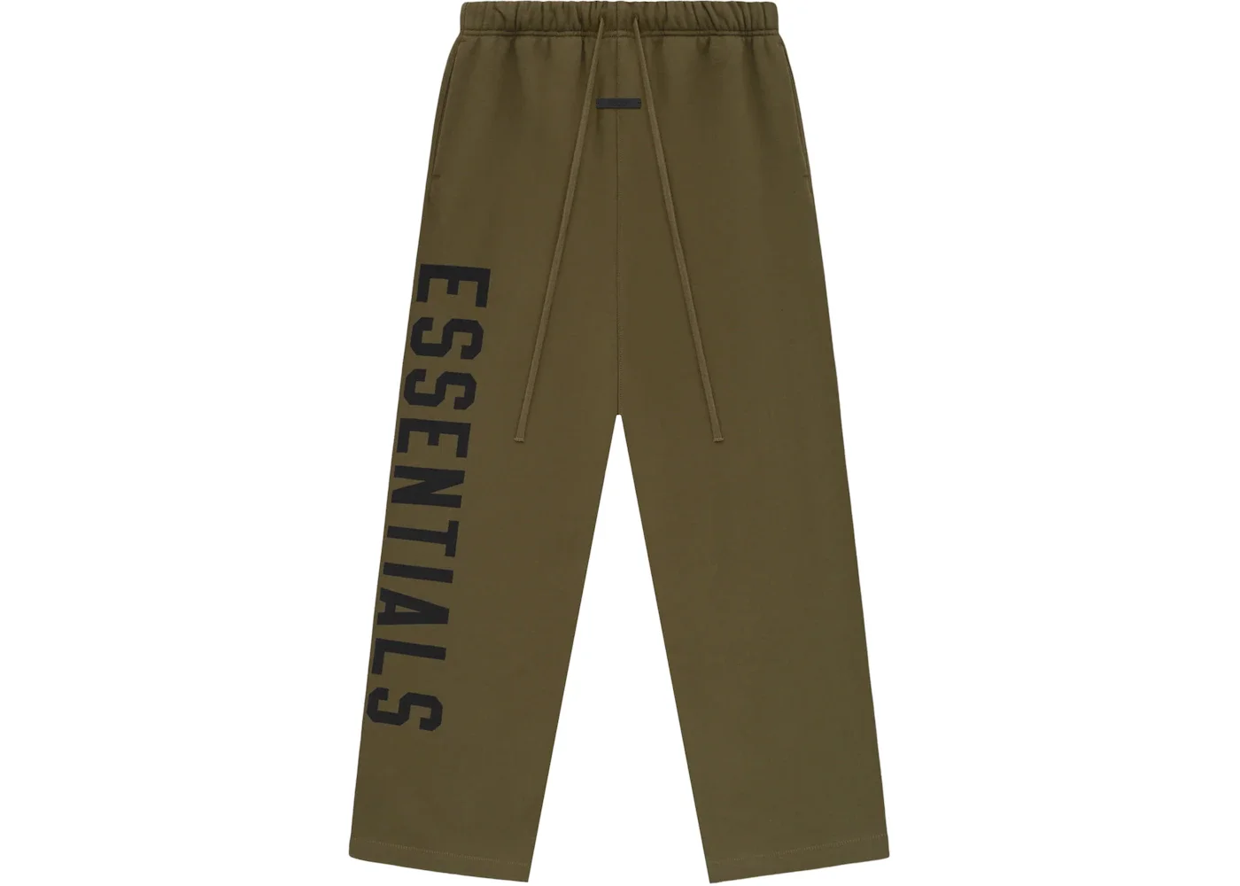 Fear of God Essentials Fleece Relaxed Sweatpant Olive - 1