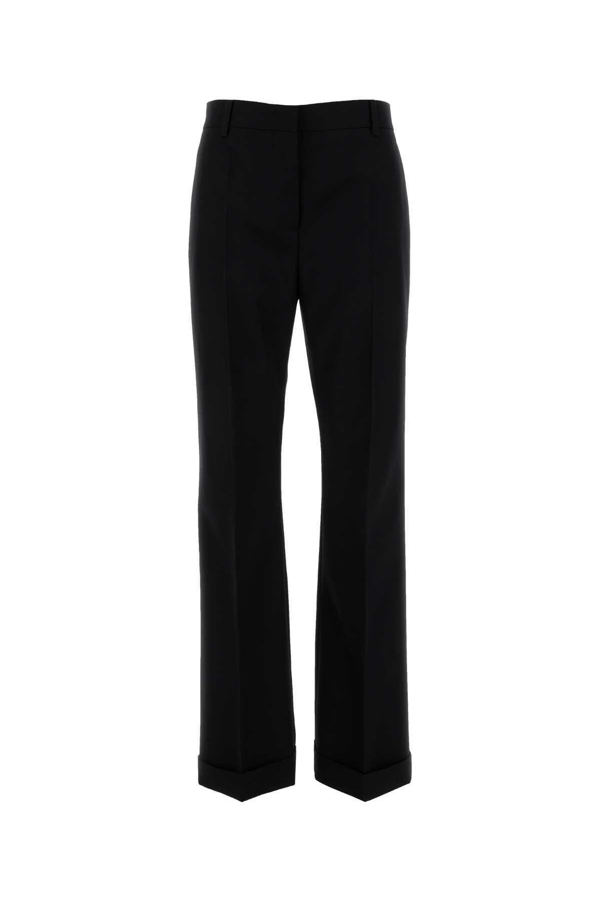 Prada Women Black Gabardine Pant - 1