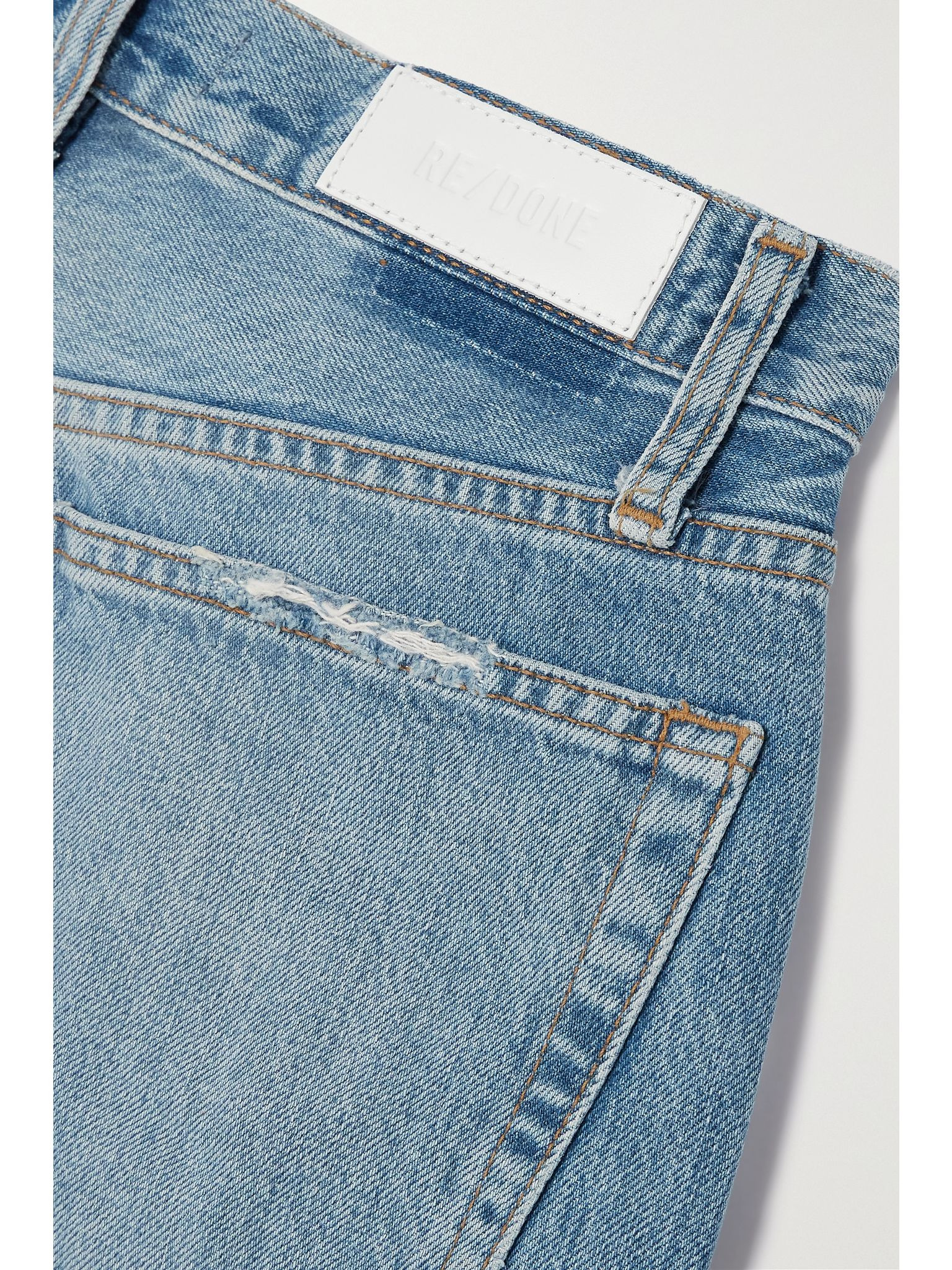 90s Loose high-rise straight-leg jeans Light denim - 6