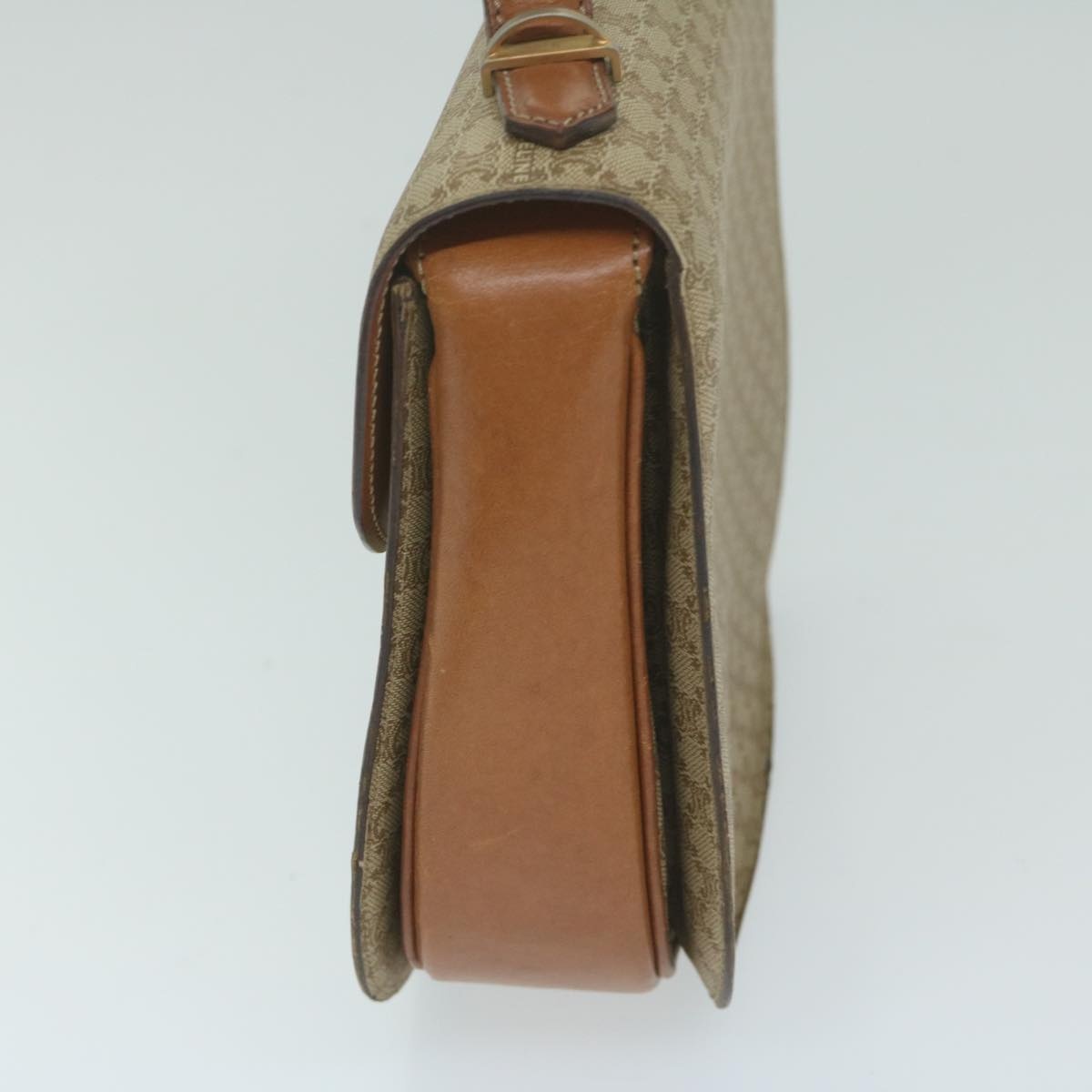 CELINE Macadam Canvas Hand Bag Beige - 4