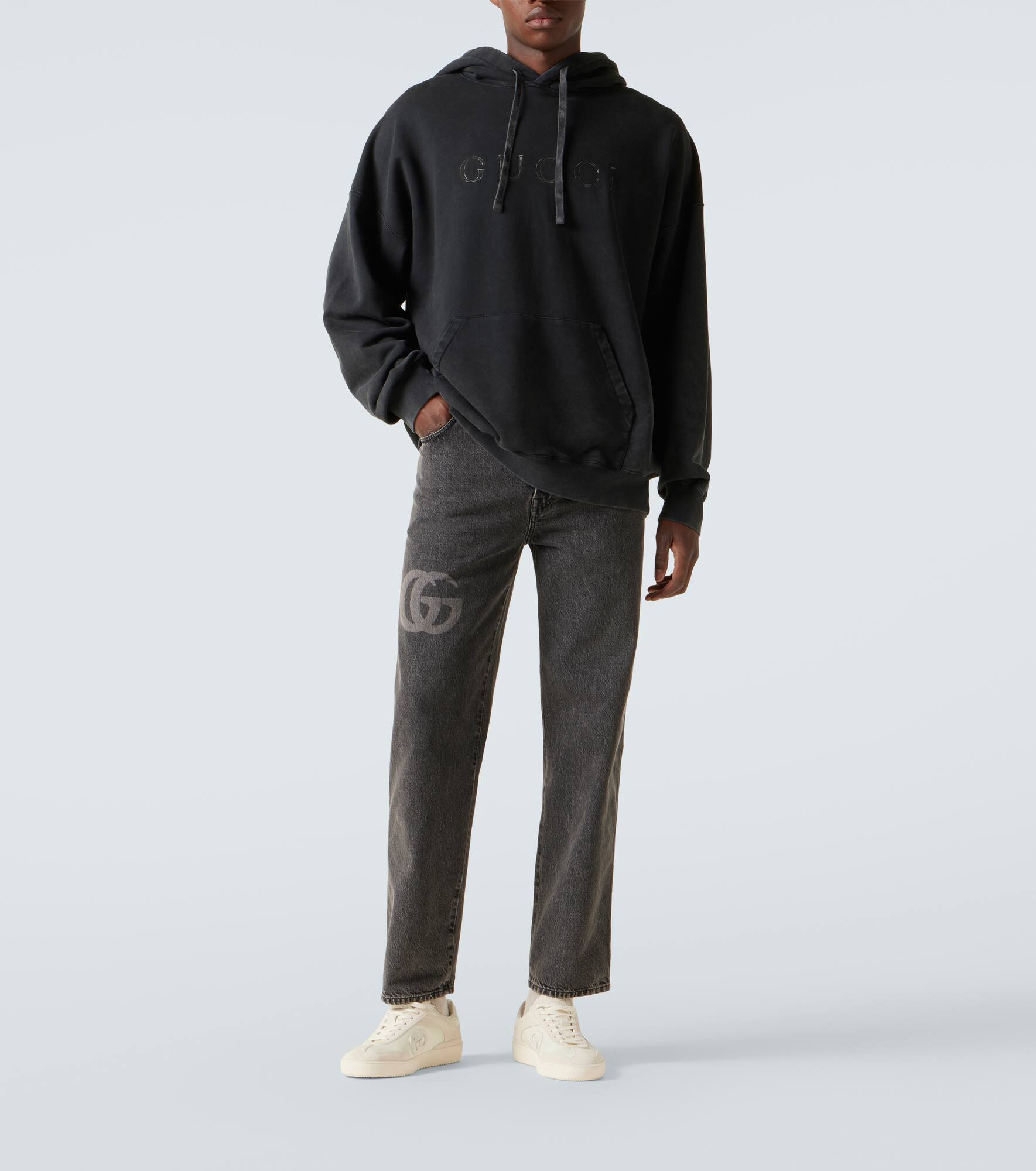 G75 suede and canvas sneakers - 2