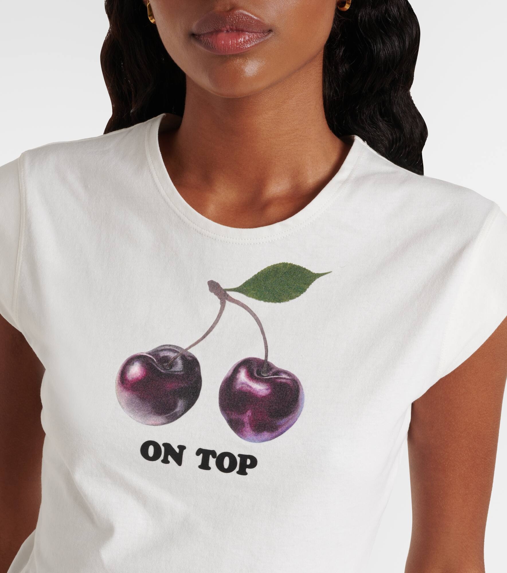 Printed cotton jersey T-shirt - 4