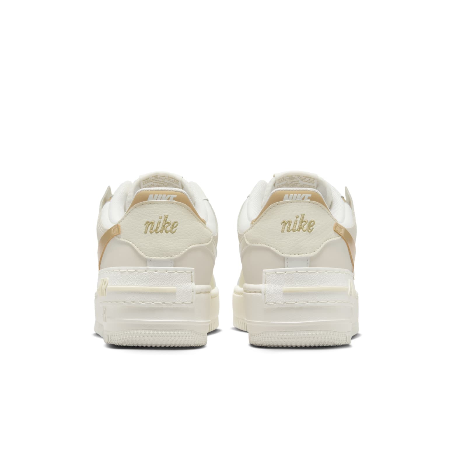 (WMNS) Nike Air Force 1 Shadow 'Sail Metallic Gold' DZ1847-108 - 4