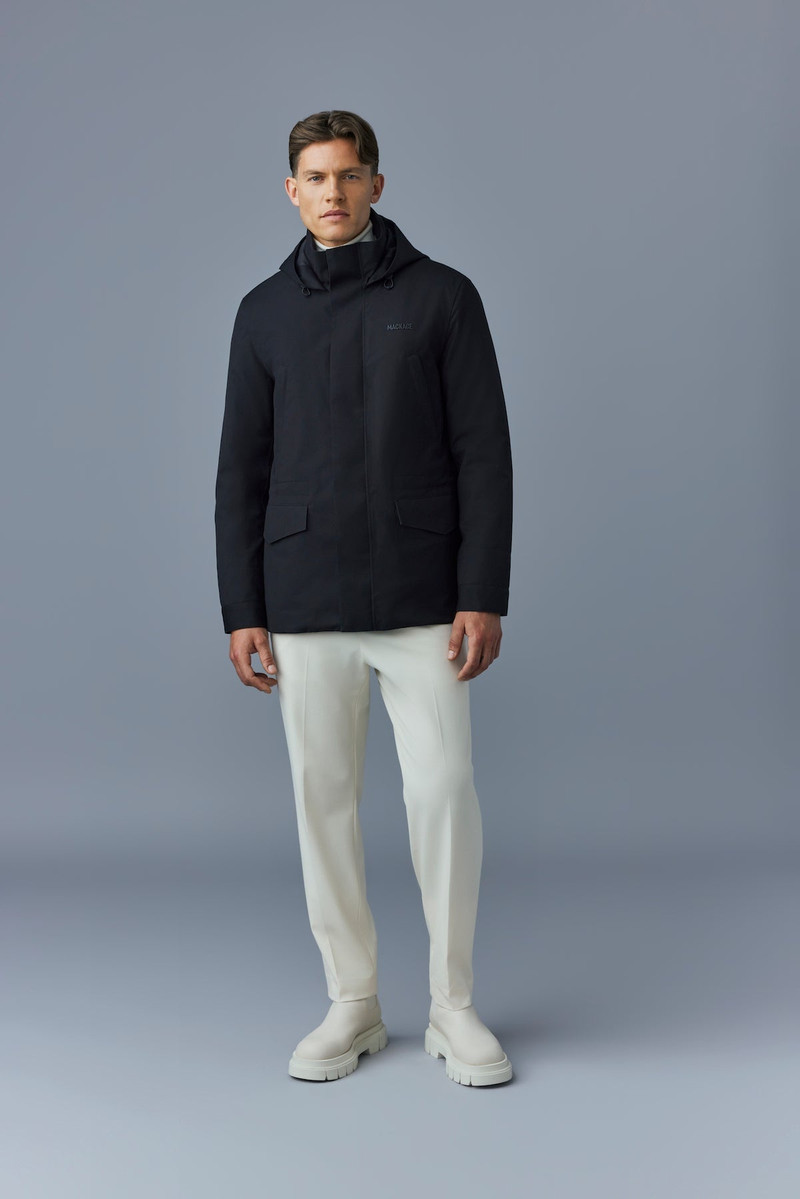 MORRIS-CITY Light down twill parka 4