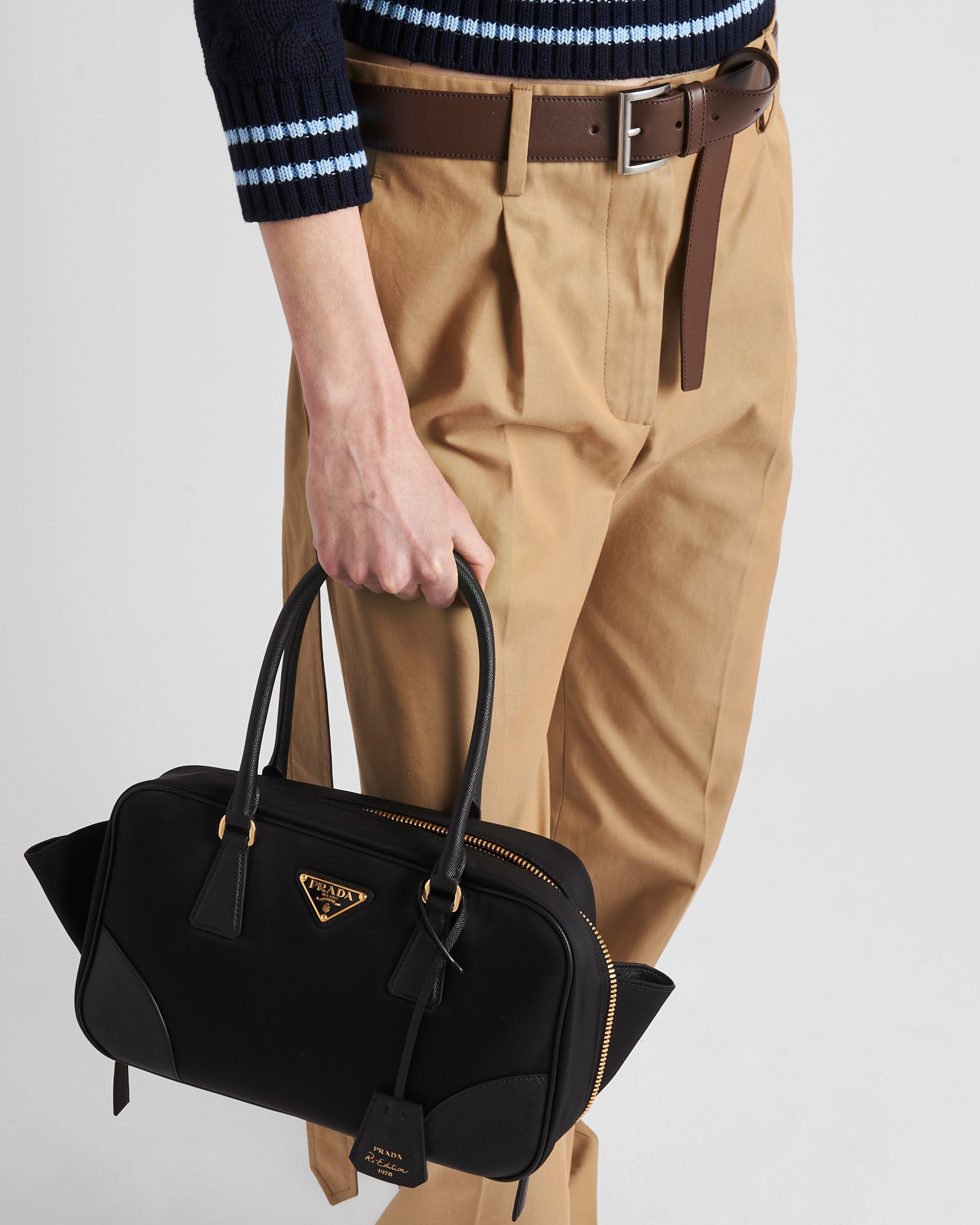 Prada Re-Edition 1978 medium Re-Nylon and Saffiano leather two-handle bag - 9