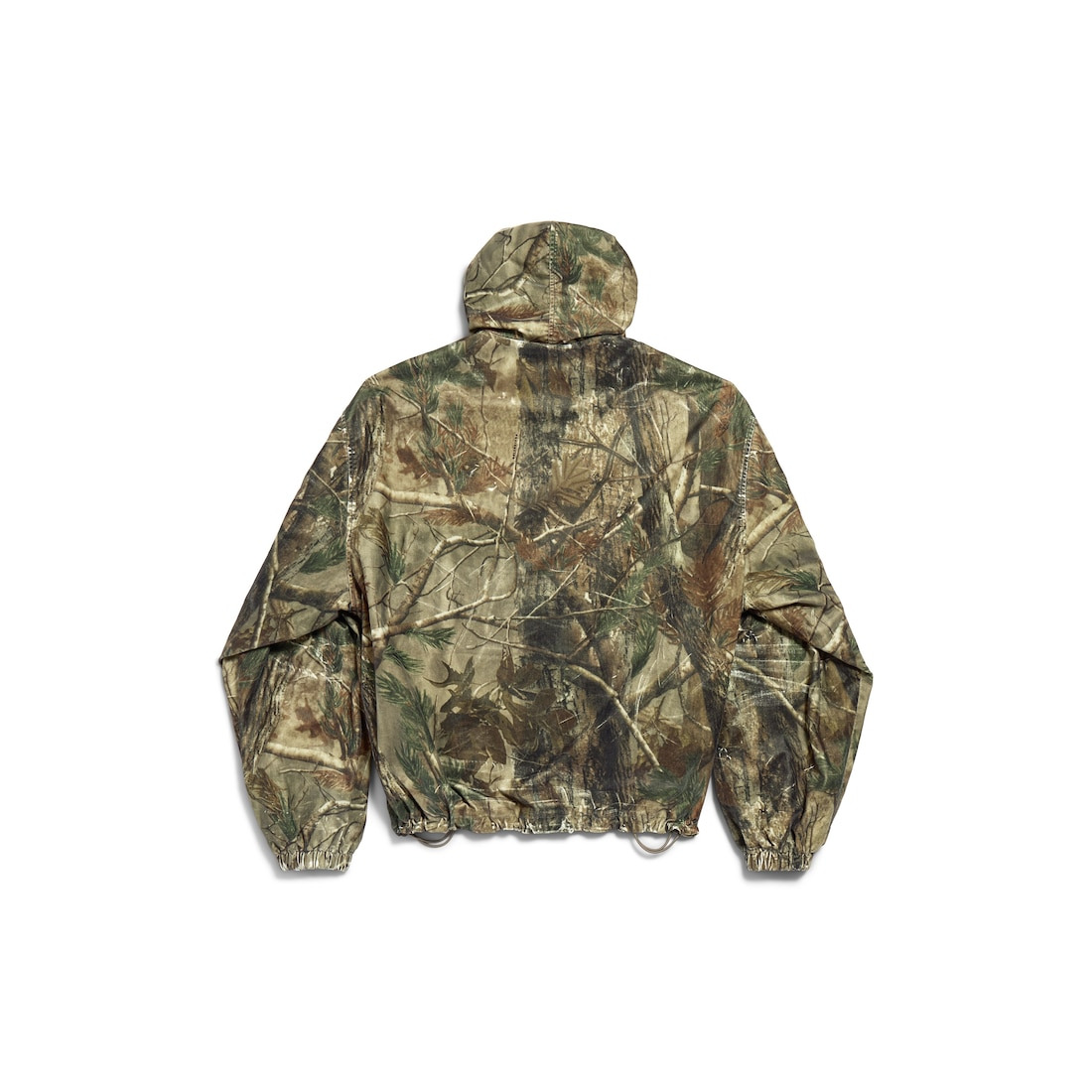 Men's Hooded Workwear Jacket in Brown - 6