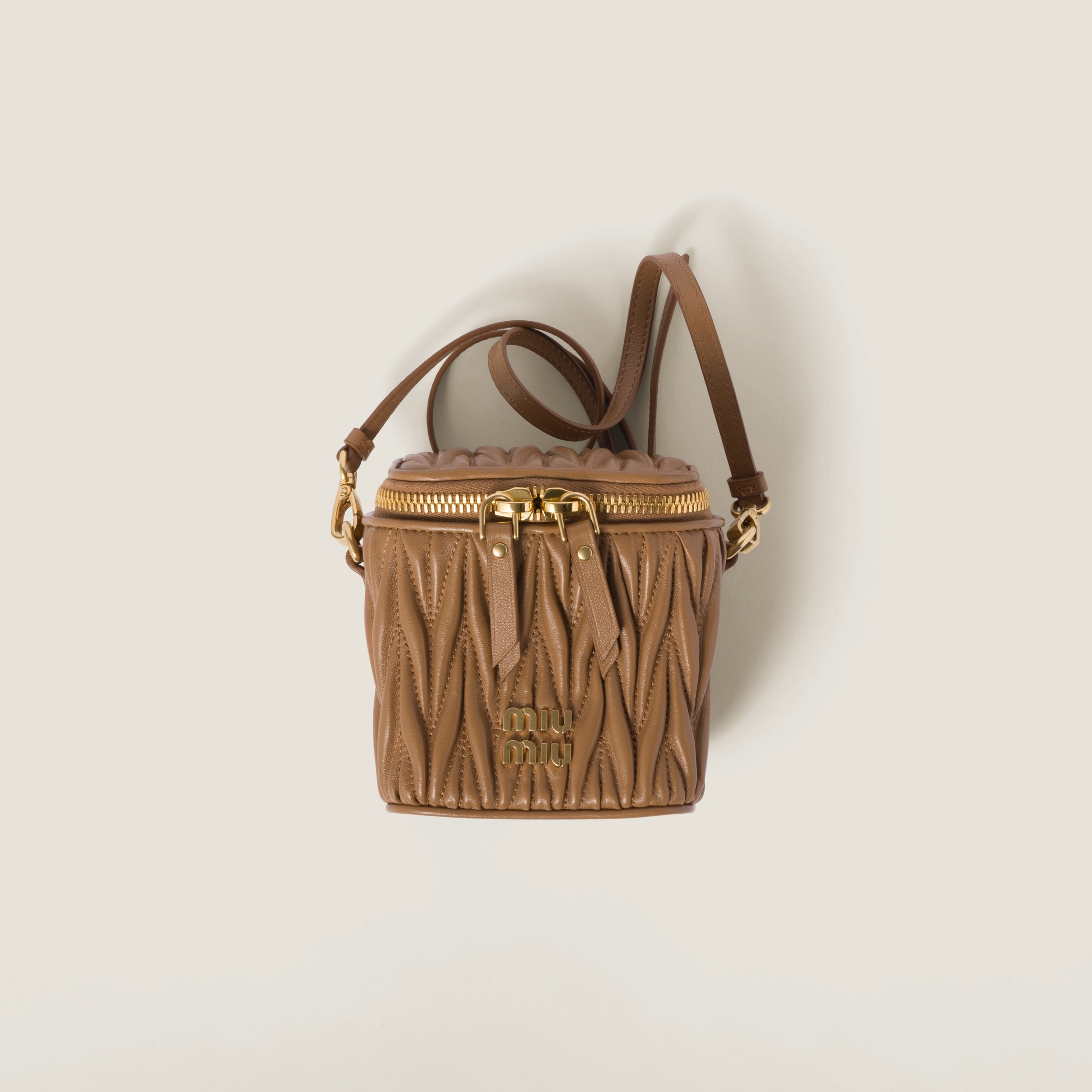 Matelassé nappa leather micro bag - 1