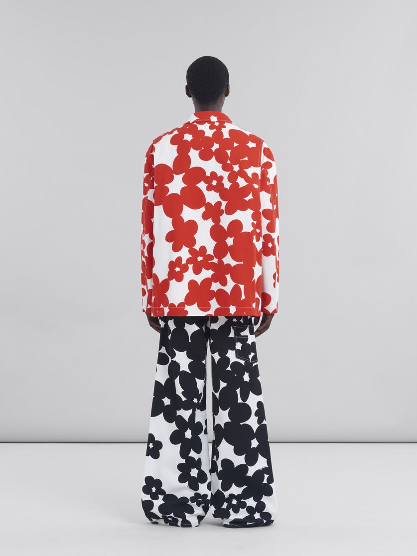 RED AND WHITE DILLIES PRINT JACKET - 3
