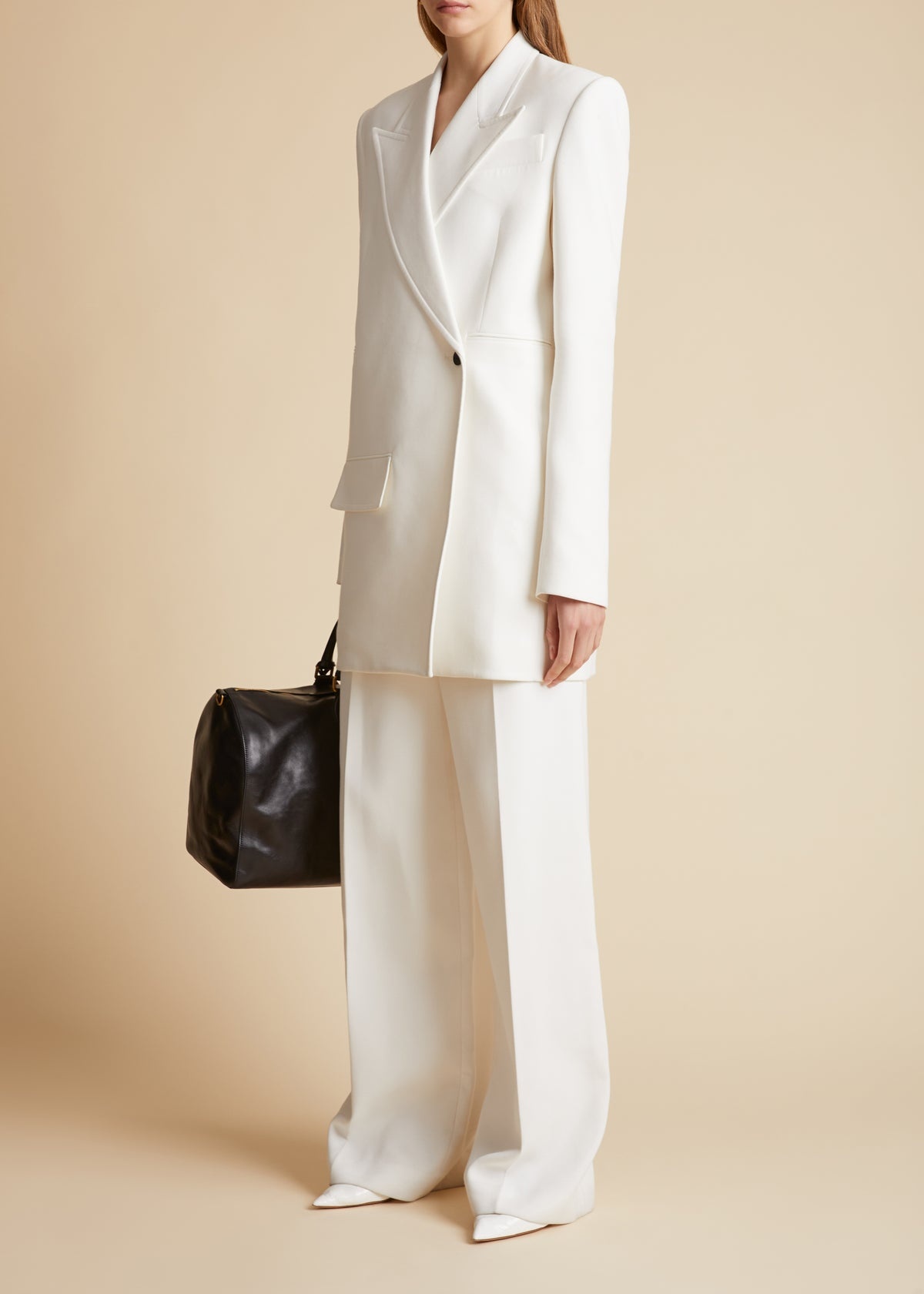 Bacall crepe wide-leg pants - 3