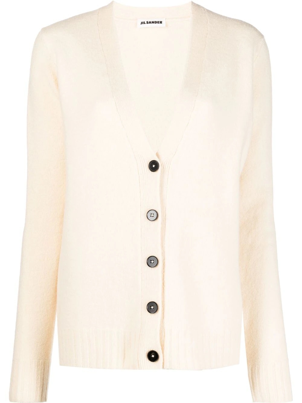 button-down knit cardigan - 1