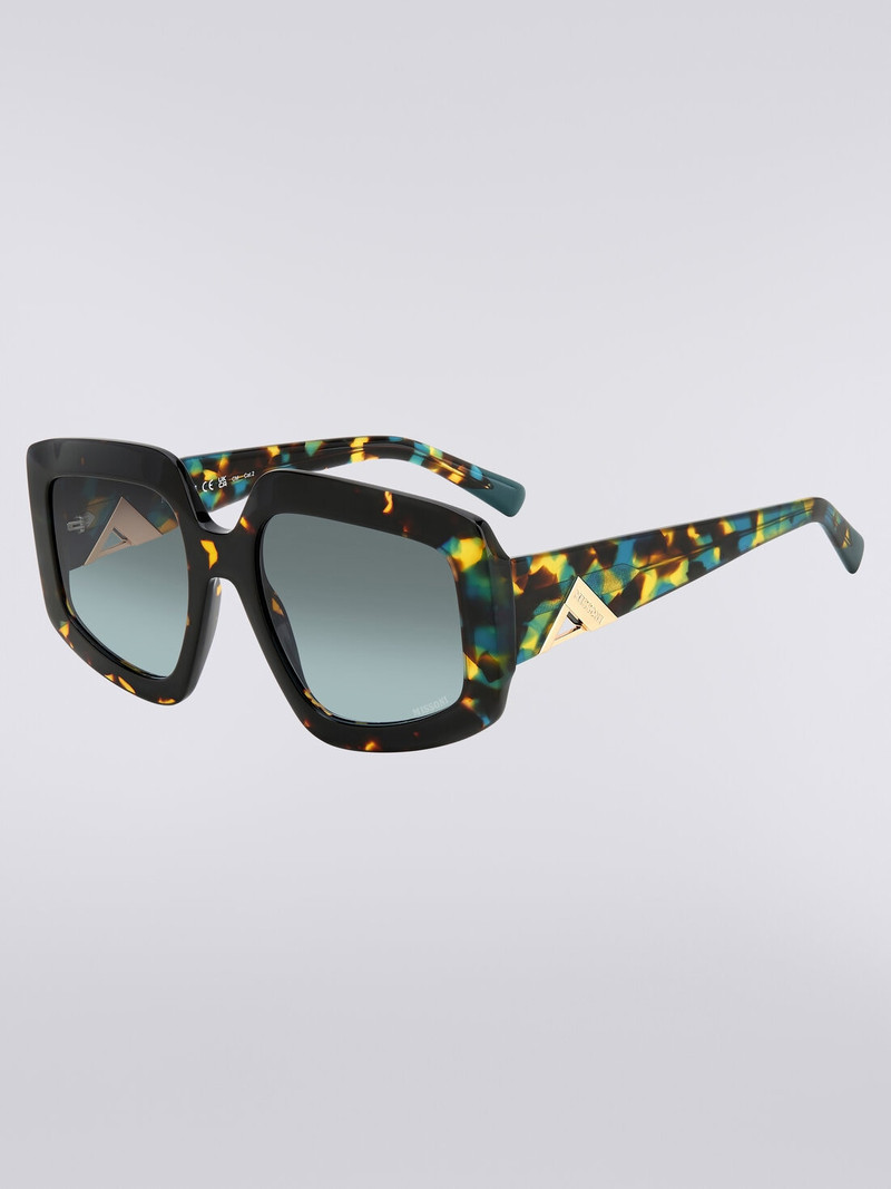 Missoni Squared sunglasses with triangle shaped metal trim outlook