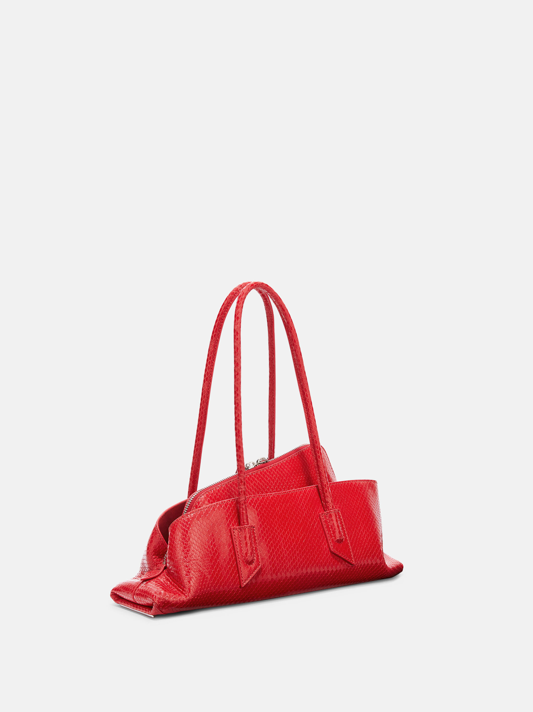 ''LA PASSEGGIATA SMALL'' RED TOP HANDLE - 3